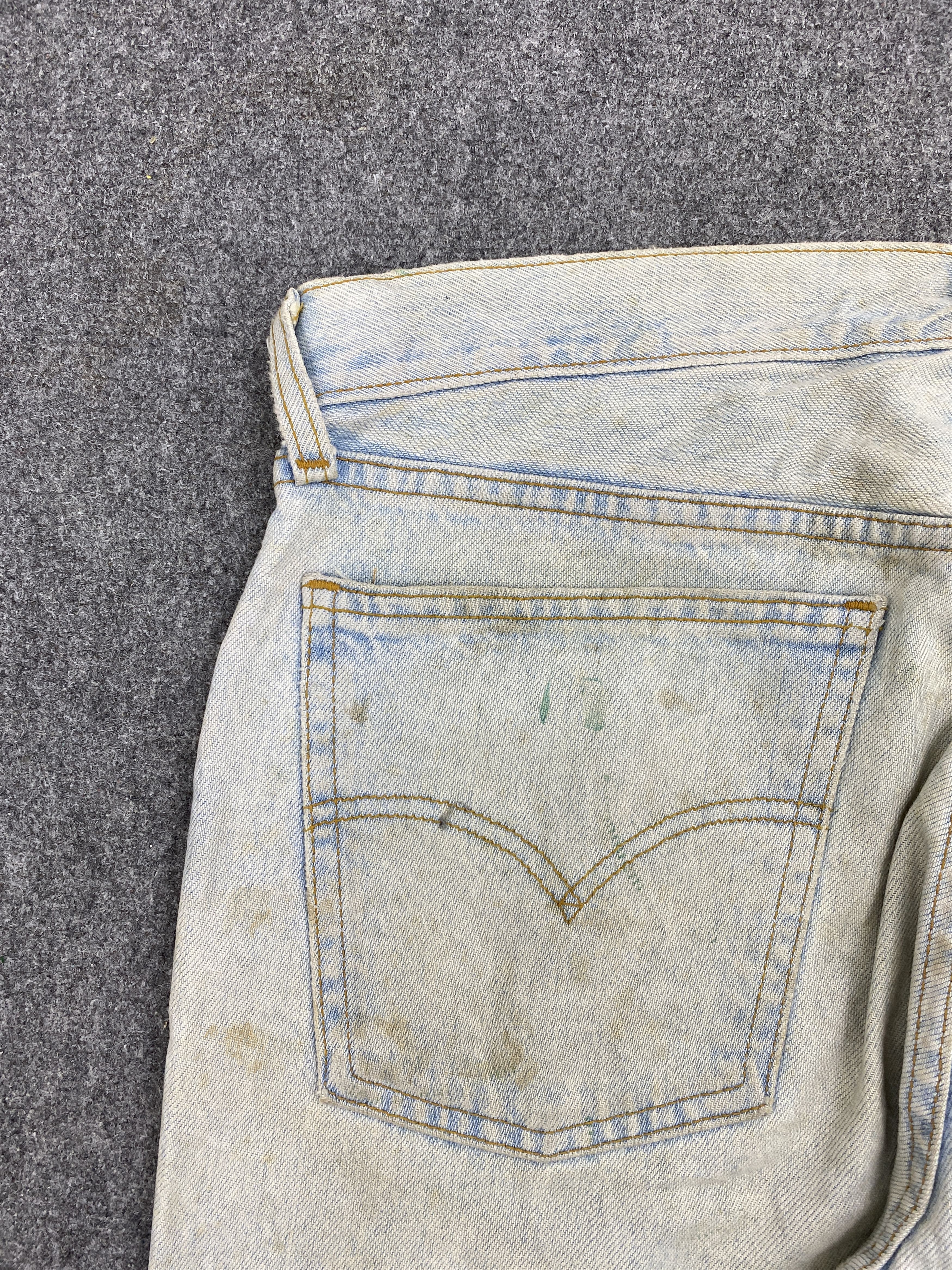 Levi's Vintage 90s Levis 615 Orange Tab Light Wash Jeans S0031 Size US 33 - 11 Thumbnail