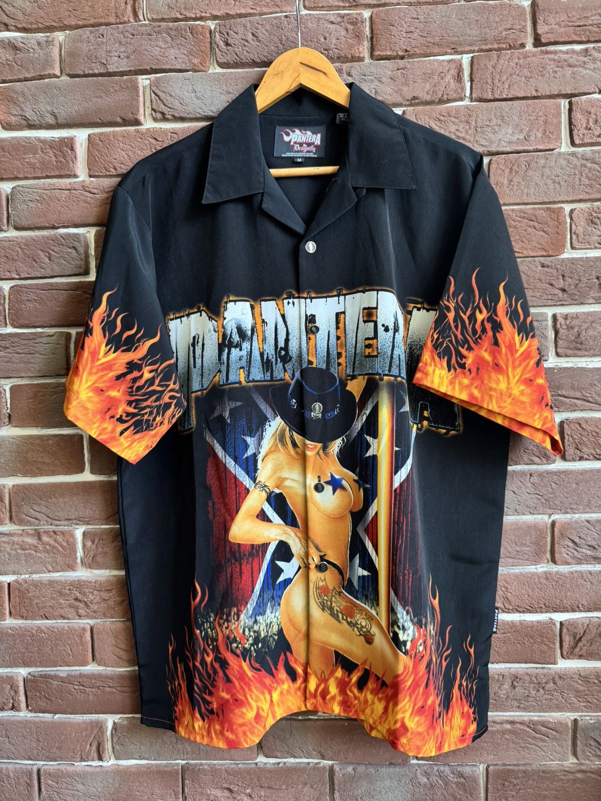 Band Tees Vintage 2003 Pantera far beyond driven girl button up shirt Size US M / EU 48-50 / 2 - 1 Thumbnail
