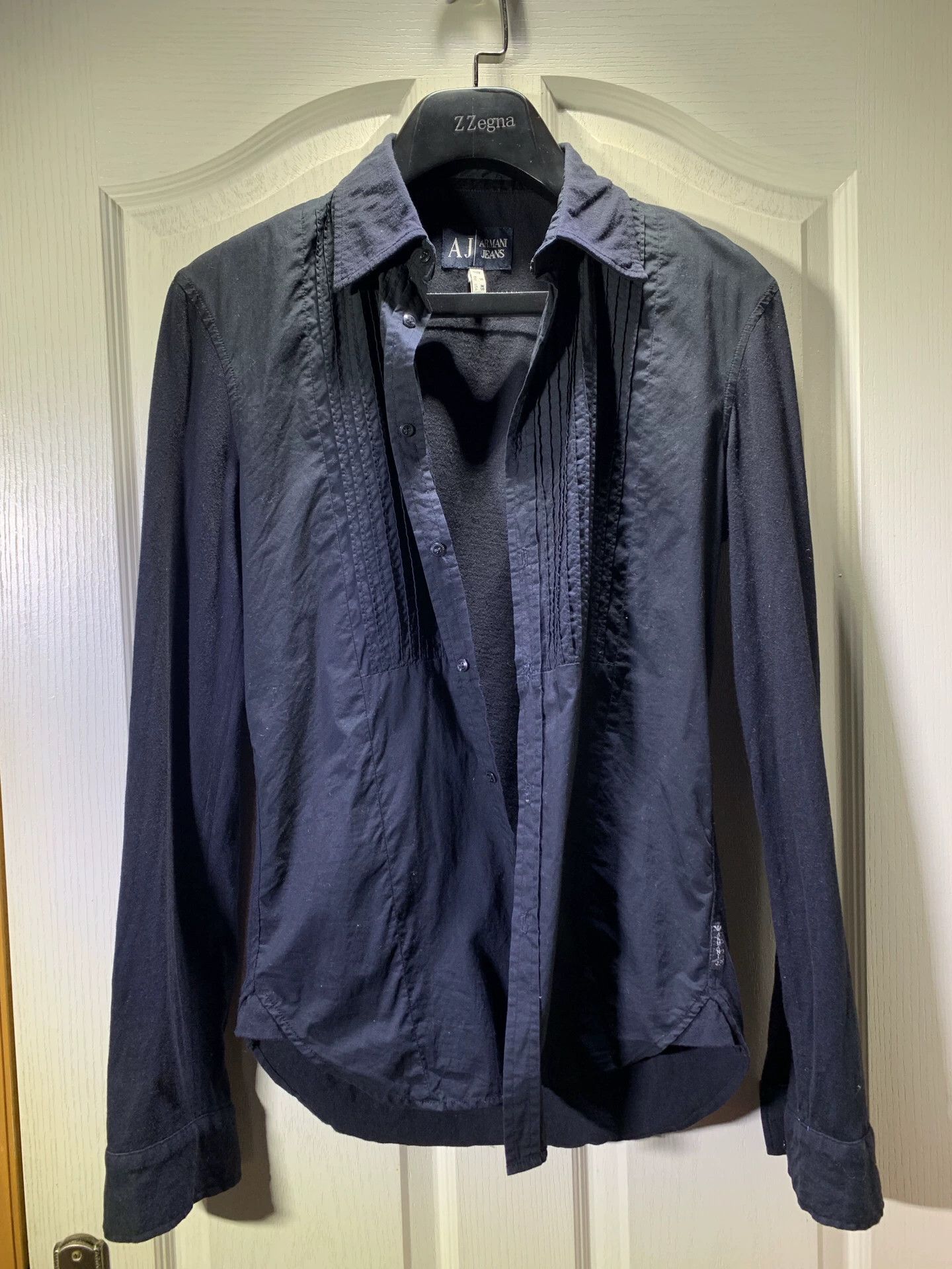Armani Armani Jeans Men's Long Sleeve Shirt Size US M / EU 48-50 / 2 - 1 Thumbnail