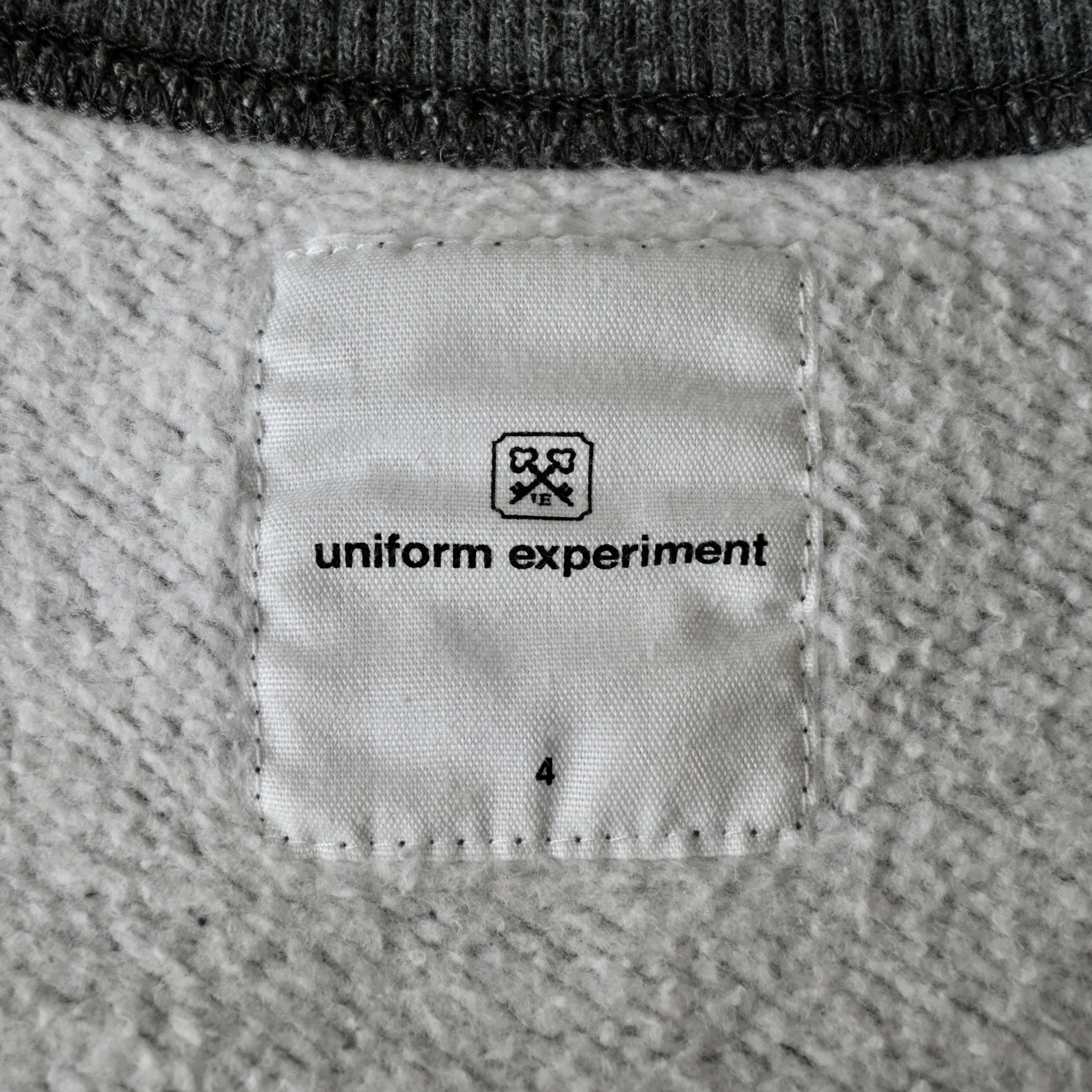 uniform experiment Uniform Experiment script crewneck sweatshirt, made in Japan Size US L / EU 52-54 / 3 - 12 Thumbnail