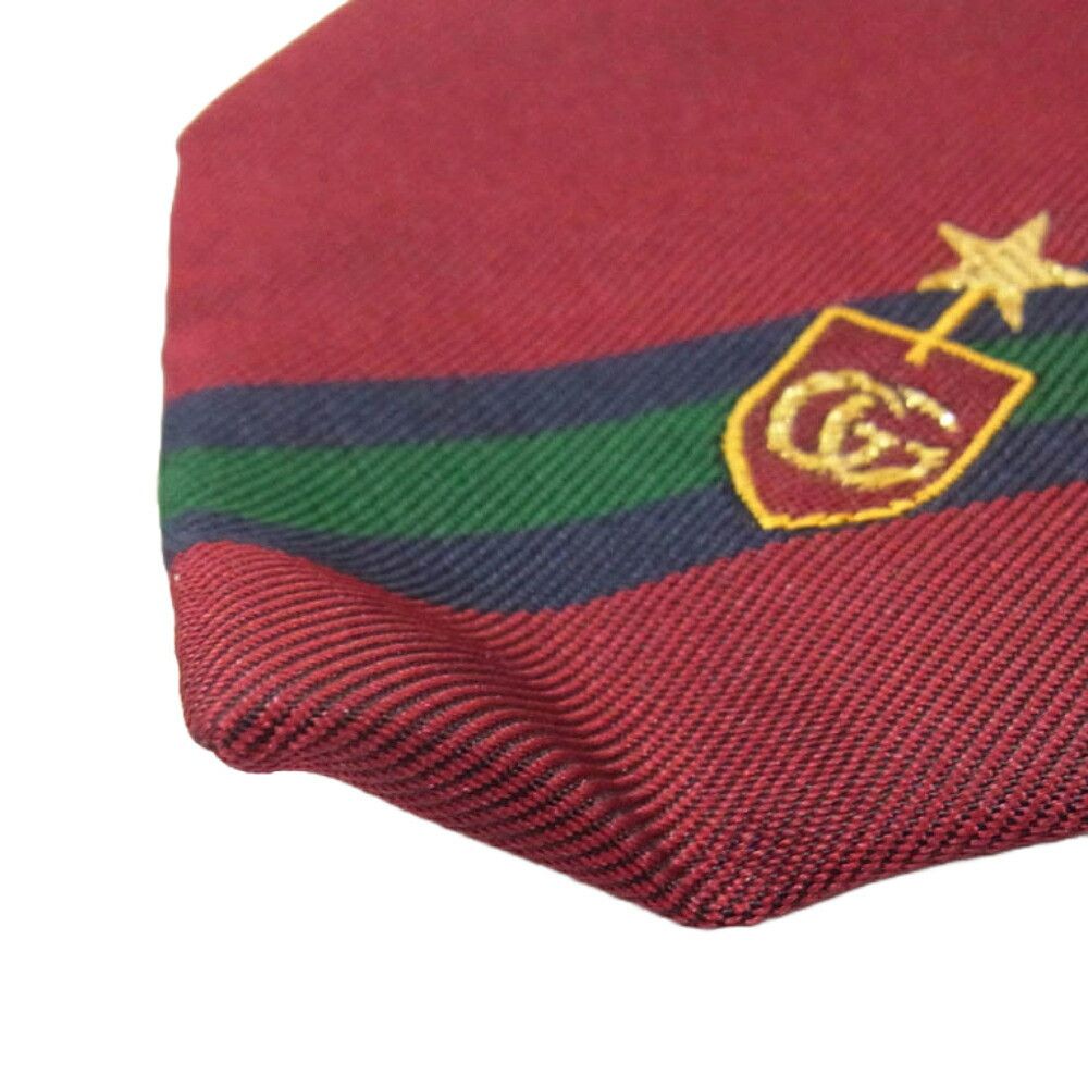 Gucci Star GG Embroidered Tie Size ONE SIZE - 7 Thumbnail