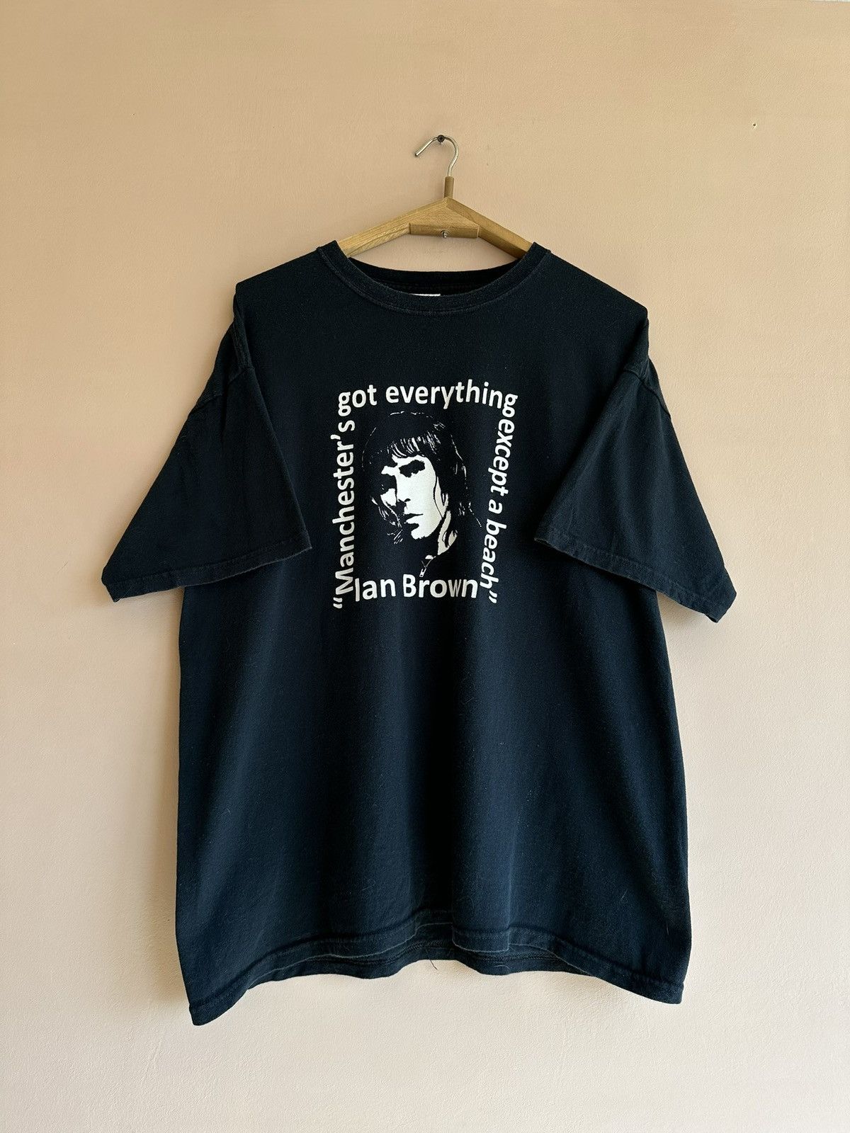 Band Tees Vintage Ian Brown Manchester's Got Everything Expect A Beach Size US XL / EU 56 / 4 - 5 Thumbnail