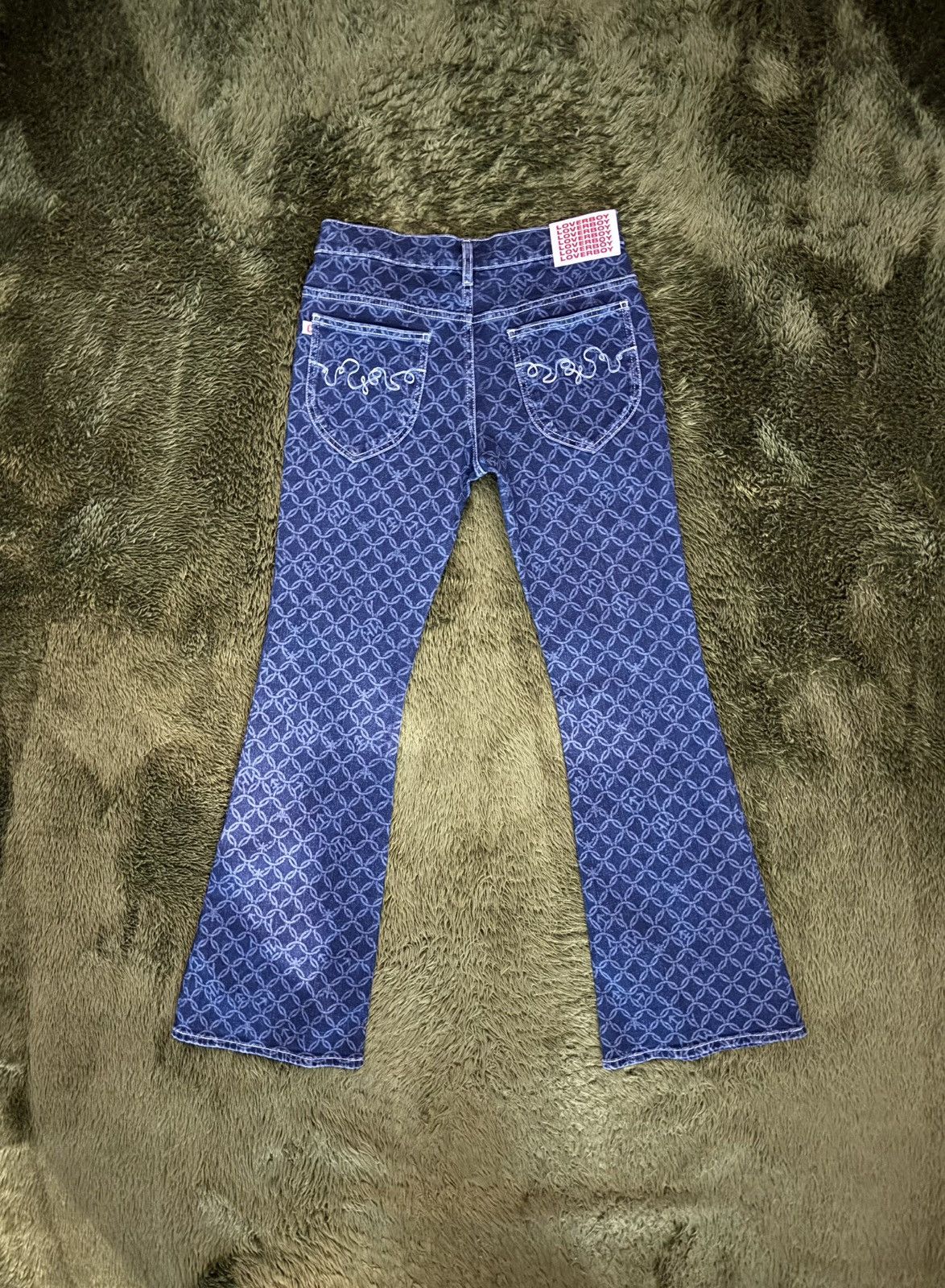 Charles Jeffrey LOVERBOY [M] Charles Jeffrey Loverboy Geometric Pattern Bootcut Denim Size US 29 - 7 Thumbnail