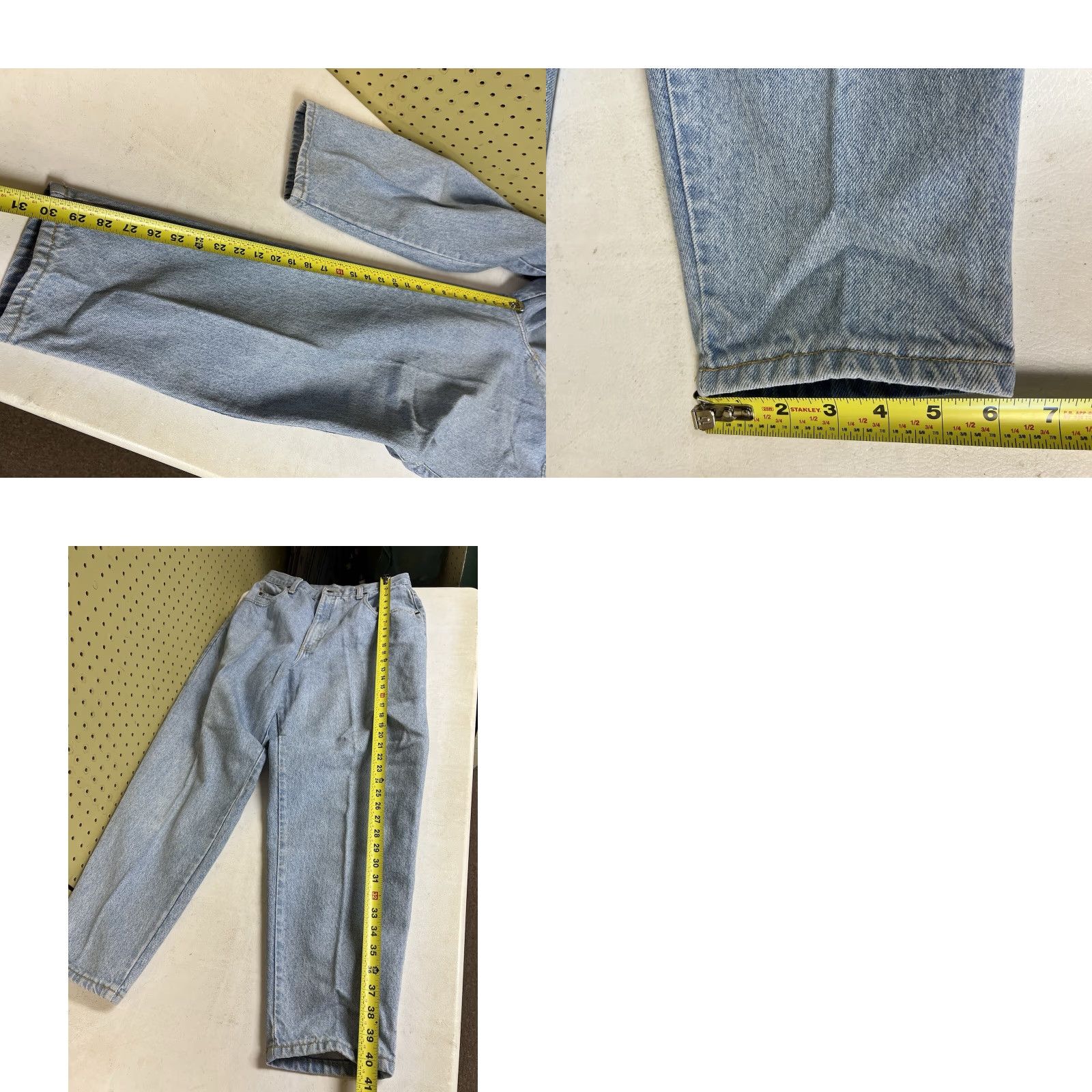 Vintage VINTAGE ZENA Jeans Denim High Waist Light Wash 1990s 16 Womens Blue 90s Western Mom Fit Regular Size 16 Button Zip Pocket Size 38" / US 16 / IT 52 - 8 Thumbnail