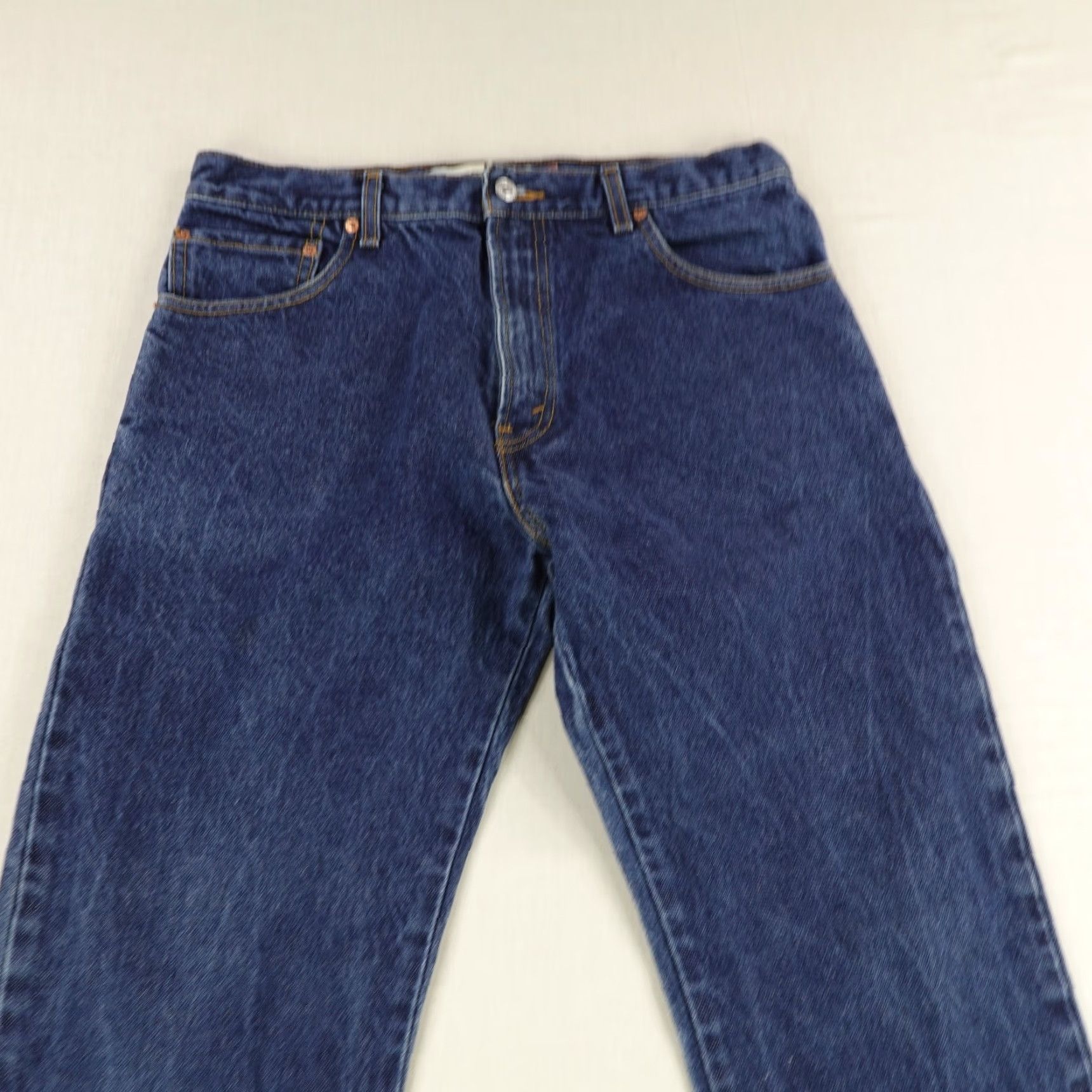 Levi's VINTAGE Levi's Jeans 34x34 Blue Denim 514 Bootcut Western Cowboy Red Tab Y2K Mens Regular 34 Blue Jeans Mens Regular 34x34 Cowboy Southwestern Jeans Size US 32 / EU 48 - 2 Thumbnail