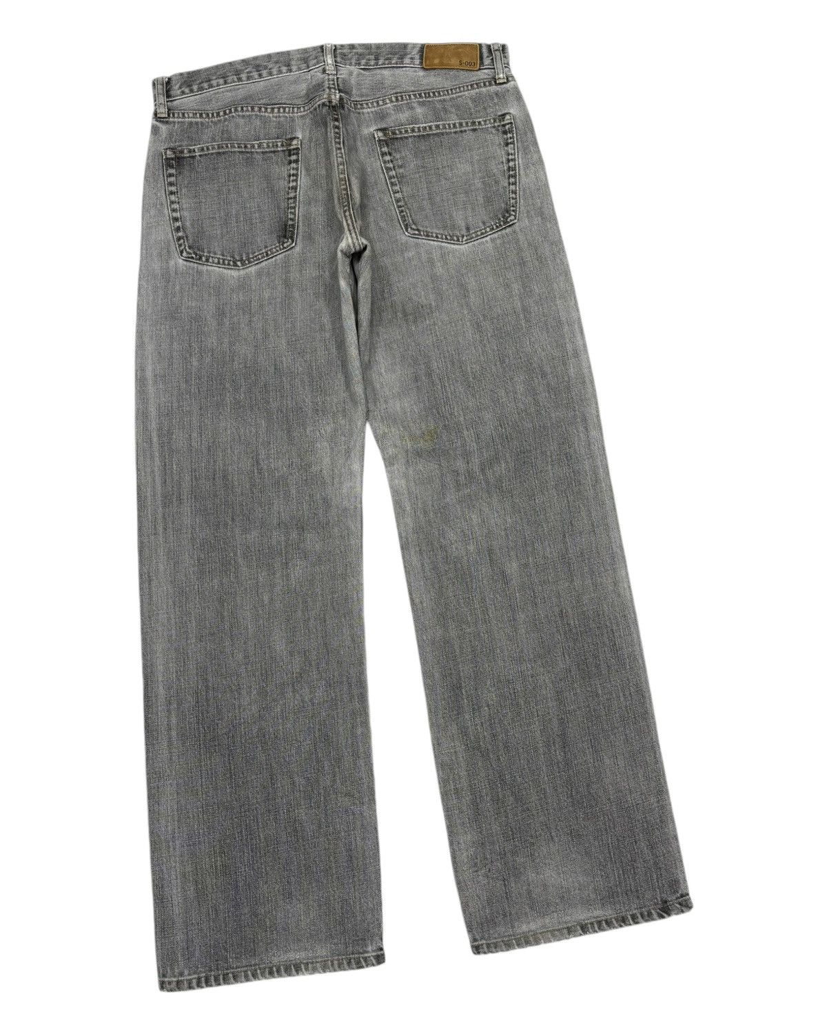 Undercover × Uniqlo BAGGY🔥DISTRESSED DENIM S-003 FADED GREY BAGGY JEANS Size US 34 / EU 50 - 4 Thumbnail