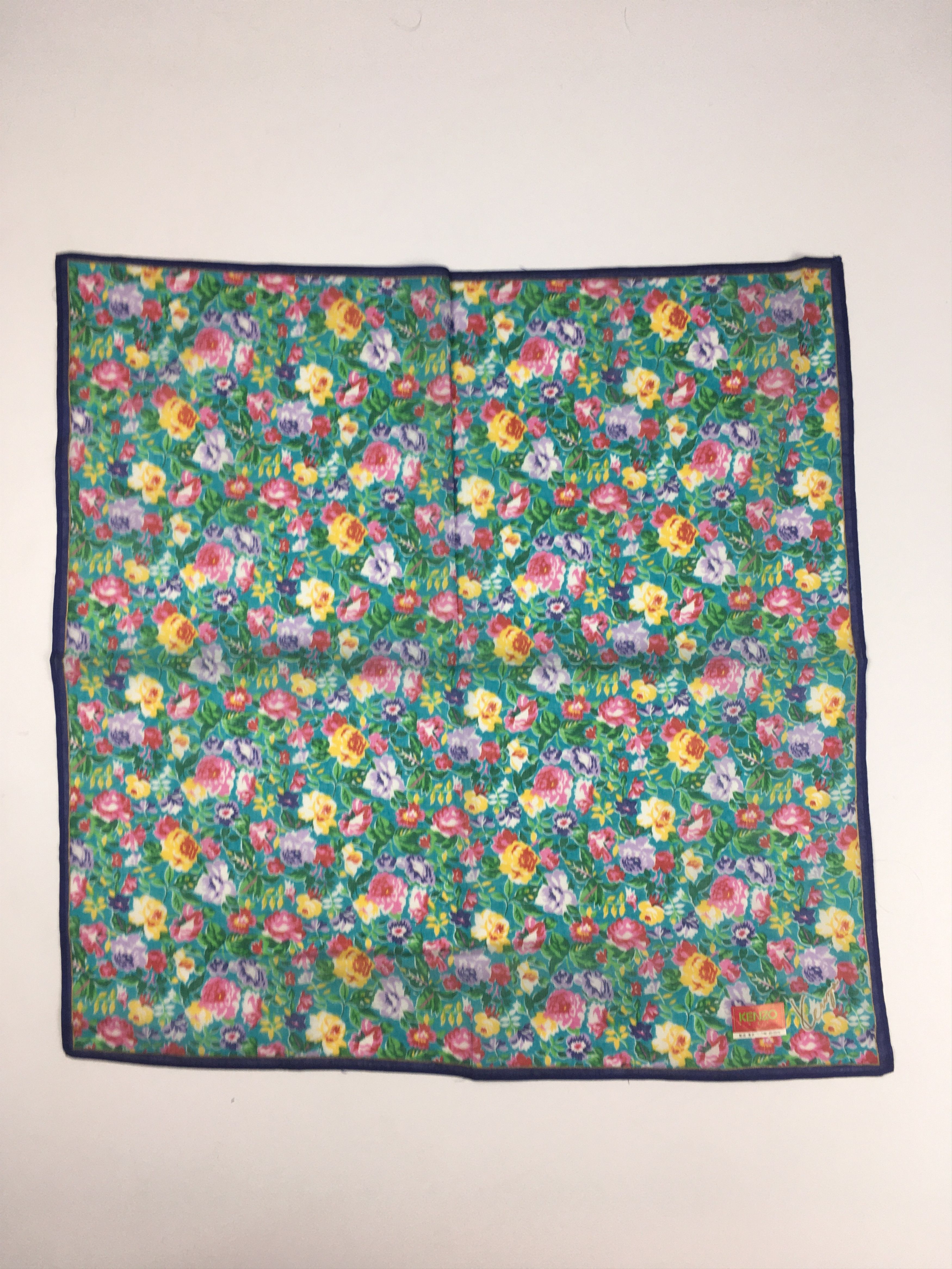 Kenzo Kenzo Floral Handkerchief / Bandana / Neckerchief HKC0201 Size ONE SIZE - 3 Thumbnail
