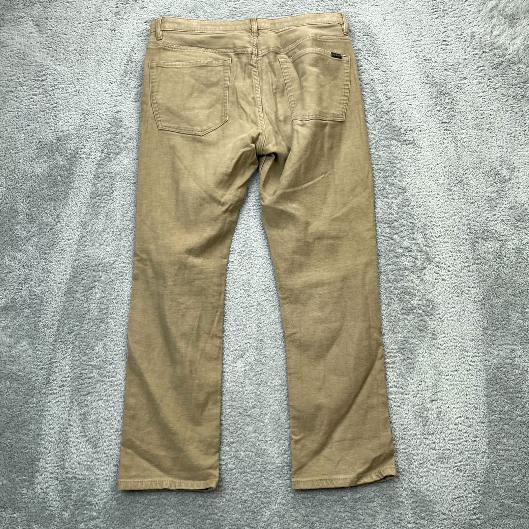 Logo 7 JACHS Pants Mens 34x30 Beige Ankle Cotton Stretch Straight Leg Logo Outdoor Shirt? Size US 34 / EU 50 - 5 Thumbnail