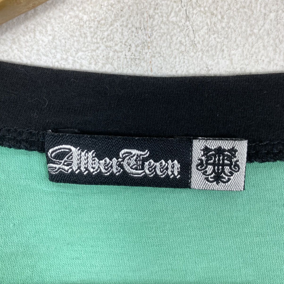 Japanese Brand Alberteen Y2K Graphic Tee Green Face Print Size S VGVC Size S / US 4 / IT 40 - 4 Thumbnail