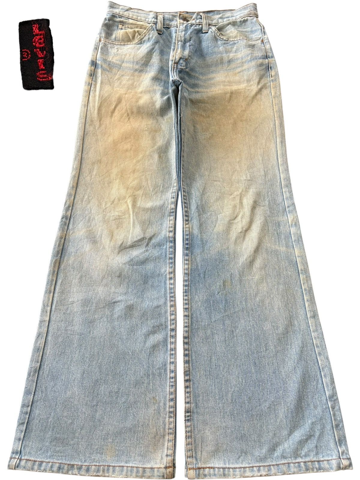 Vintage 90s Levis 519 Mud Wash Flare Jeans