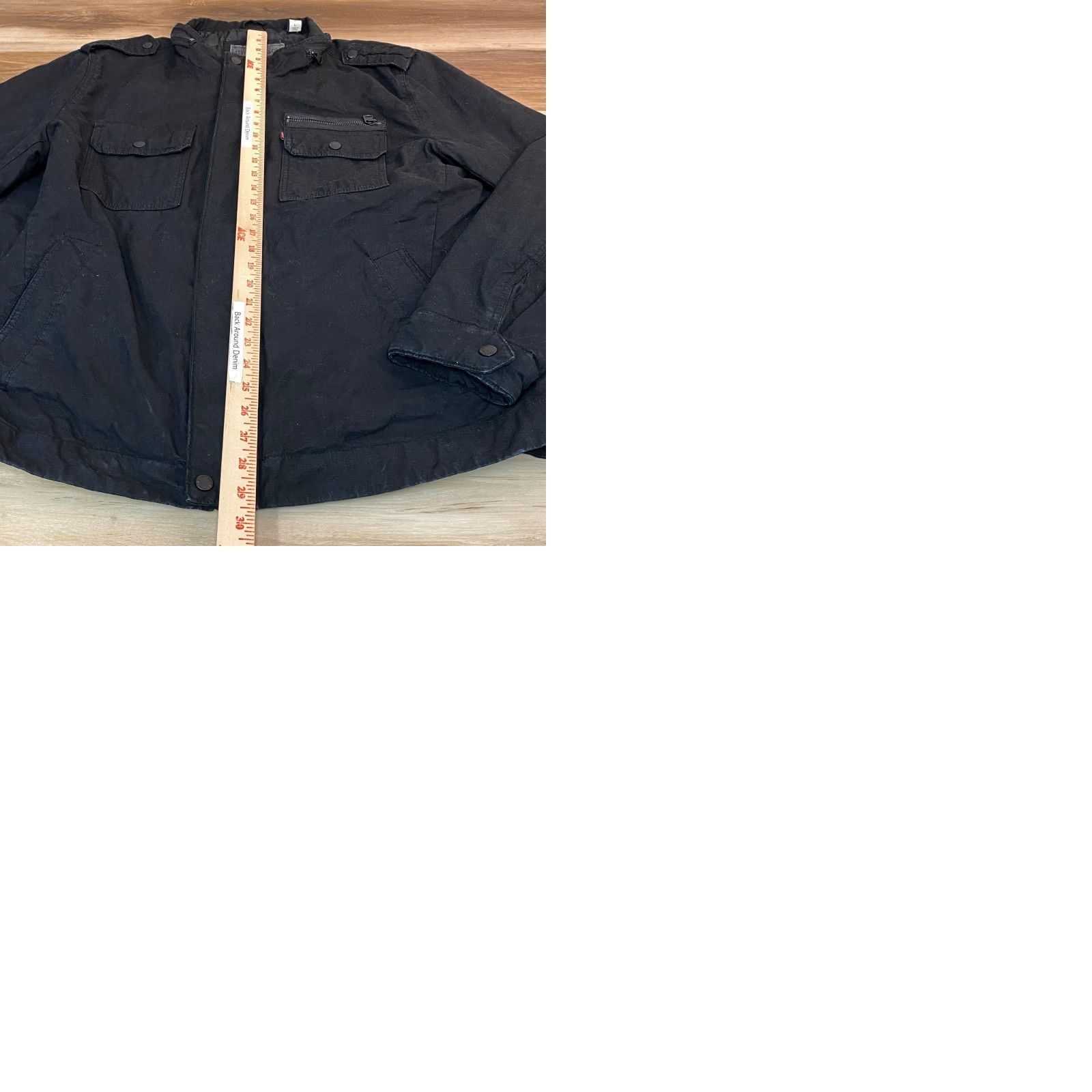 Levi's Levis Jacket Military Canvas Quilted Lining Black Large Mens Regular Size US L / EU 52-54 / 3 - 9 Thumbnail