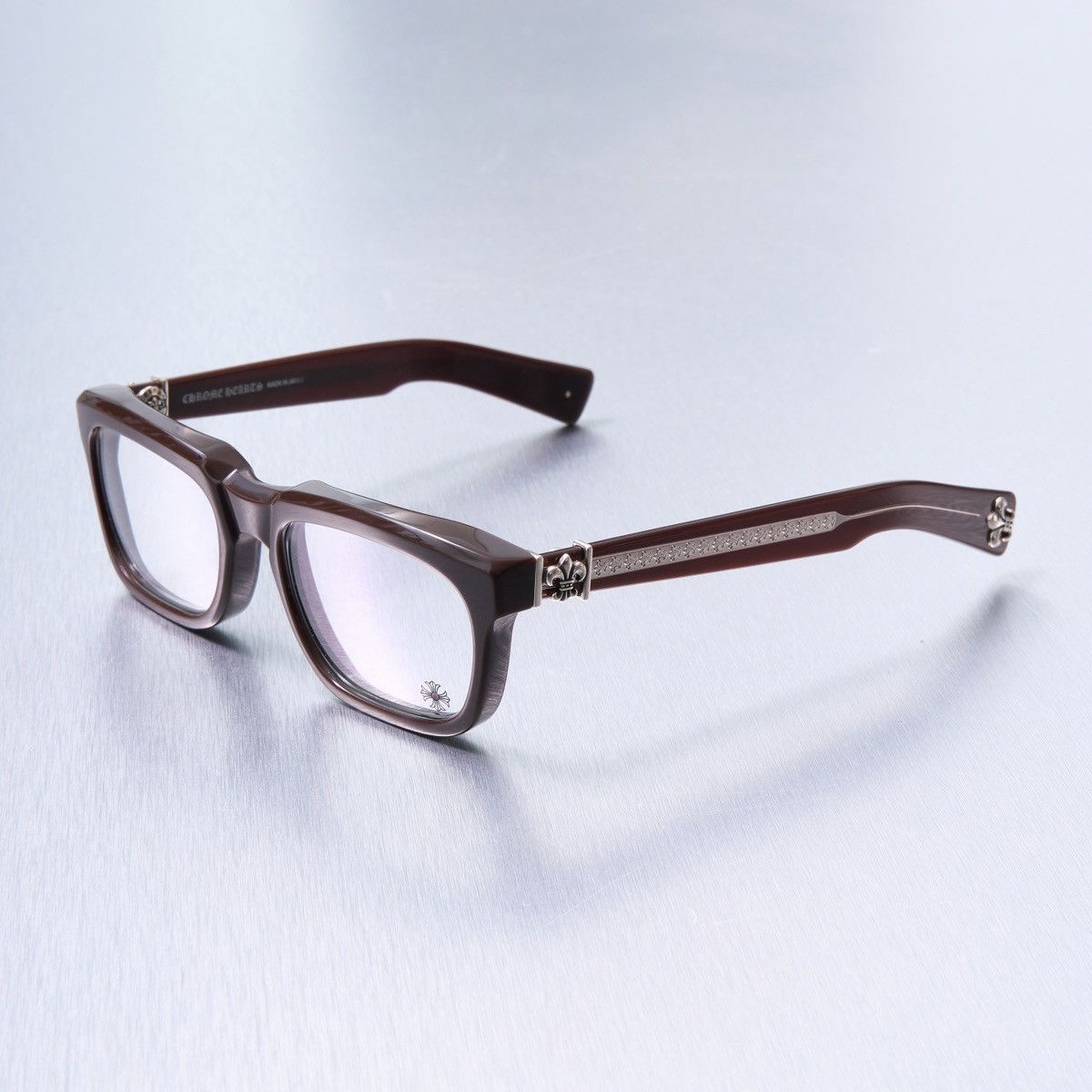Chrome Hearts CHROME HEARTS SEE YOU IN TEA CLASSIC BROWN GLASSES Size ONE SIZE - 2 Thumbnail