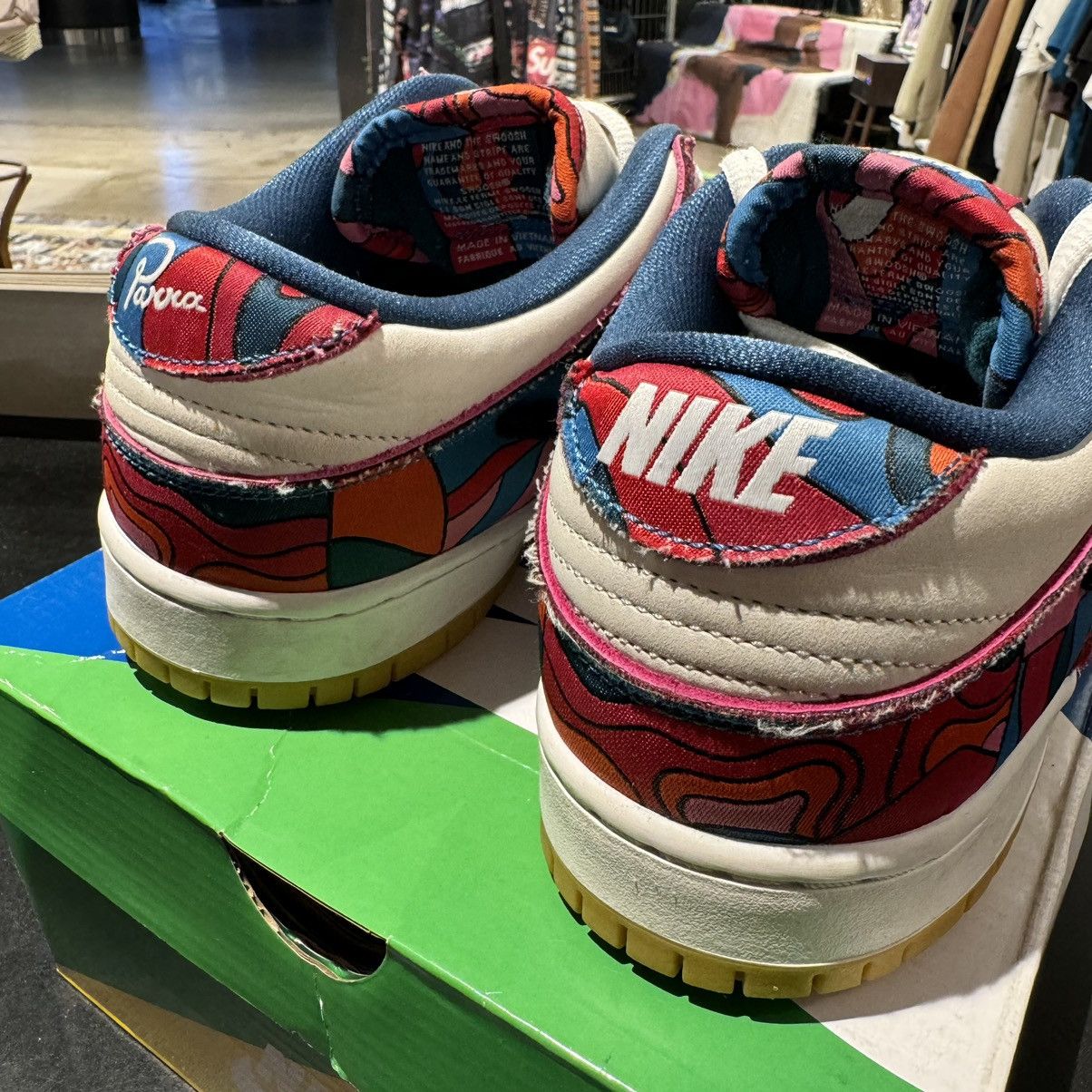Nike Nike SB Dunk Low Parra Size US 10.5 / EU 43-44 - 7 Thumbnail