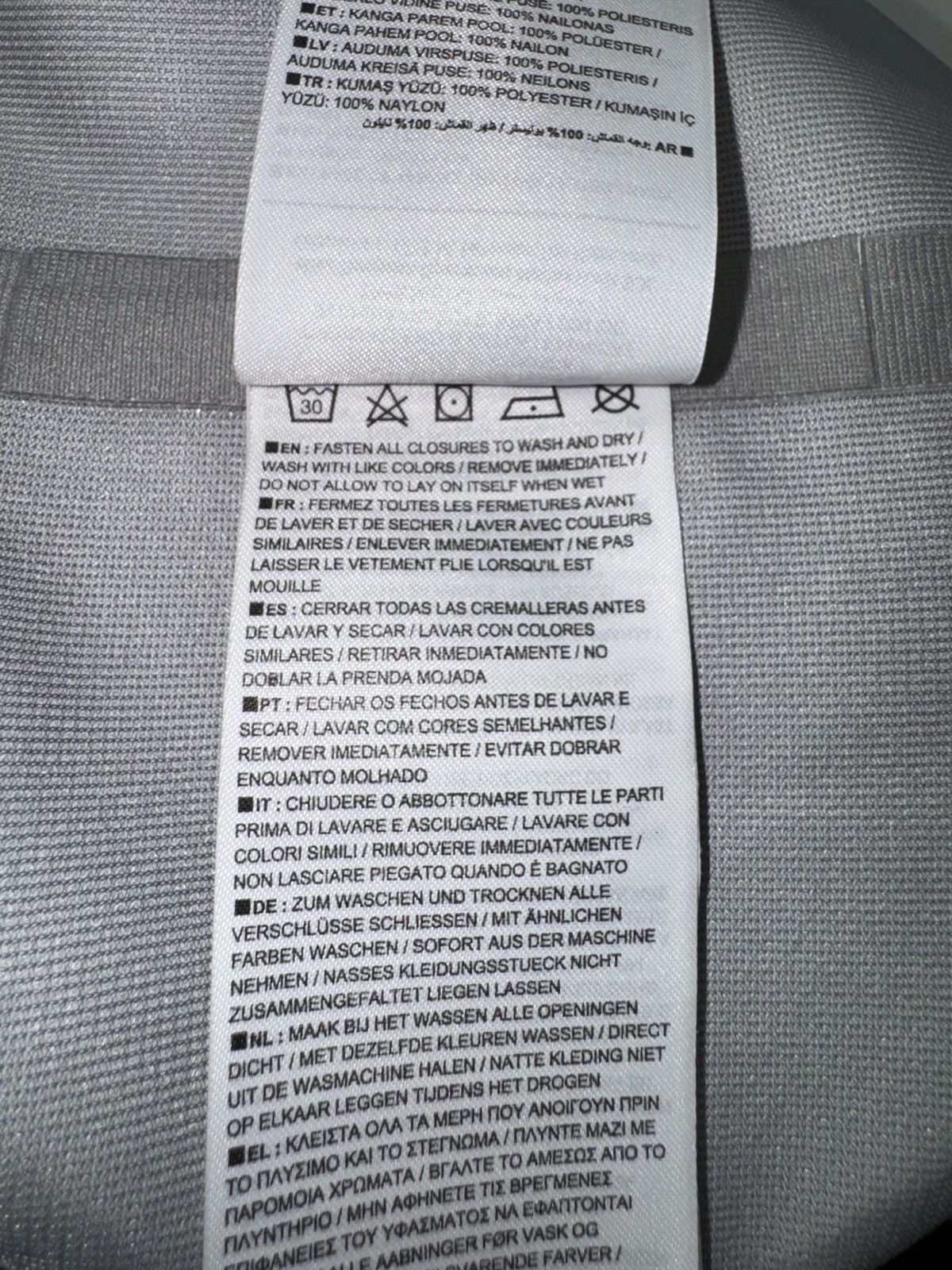 Nike Men’s Nike Lab Collection Wet Reveal Jacket Grey Size US L / EU 52-54 / 3 - 12 Thumbnail