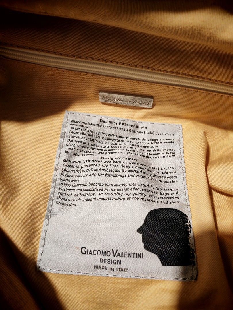 Orobianco Orobianco Giacomo Valentini Nylon Leather Bag Italy Size ONE SIZE - 9 Thumbnail