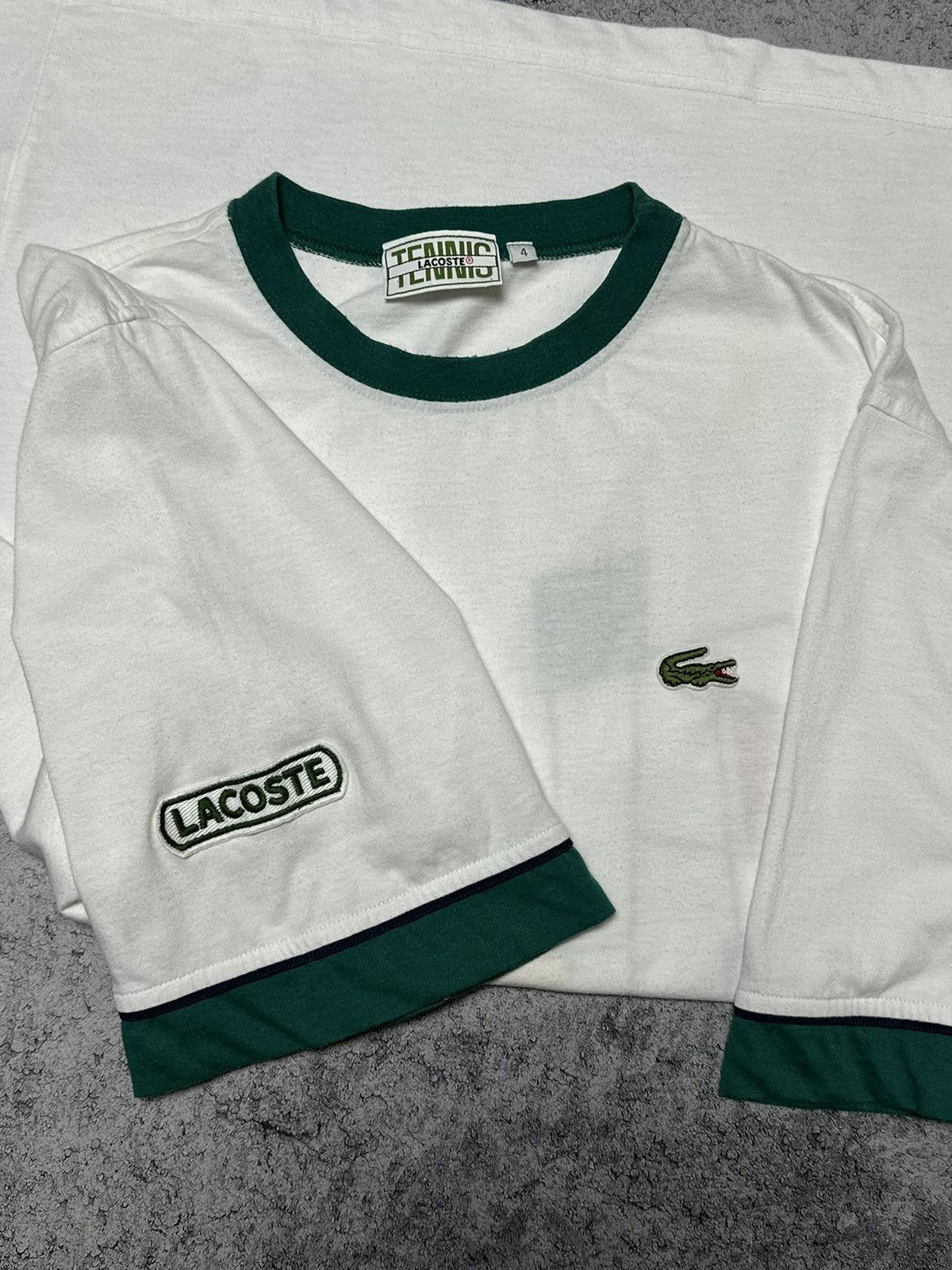 Lacoste Vintage Lacoste Tennis T-Shirt Size US M / EU 48-50 / 2 - 5 Thumbnail