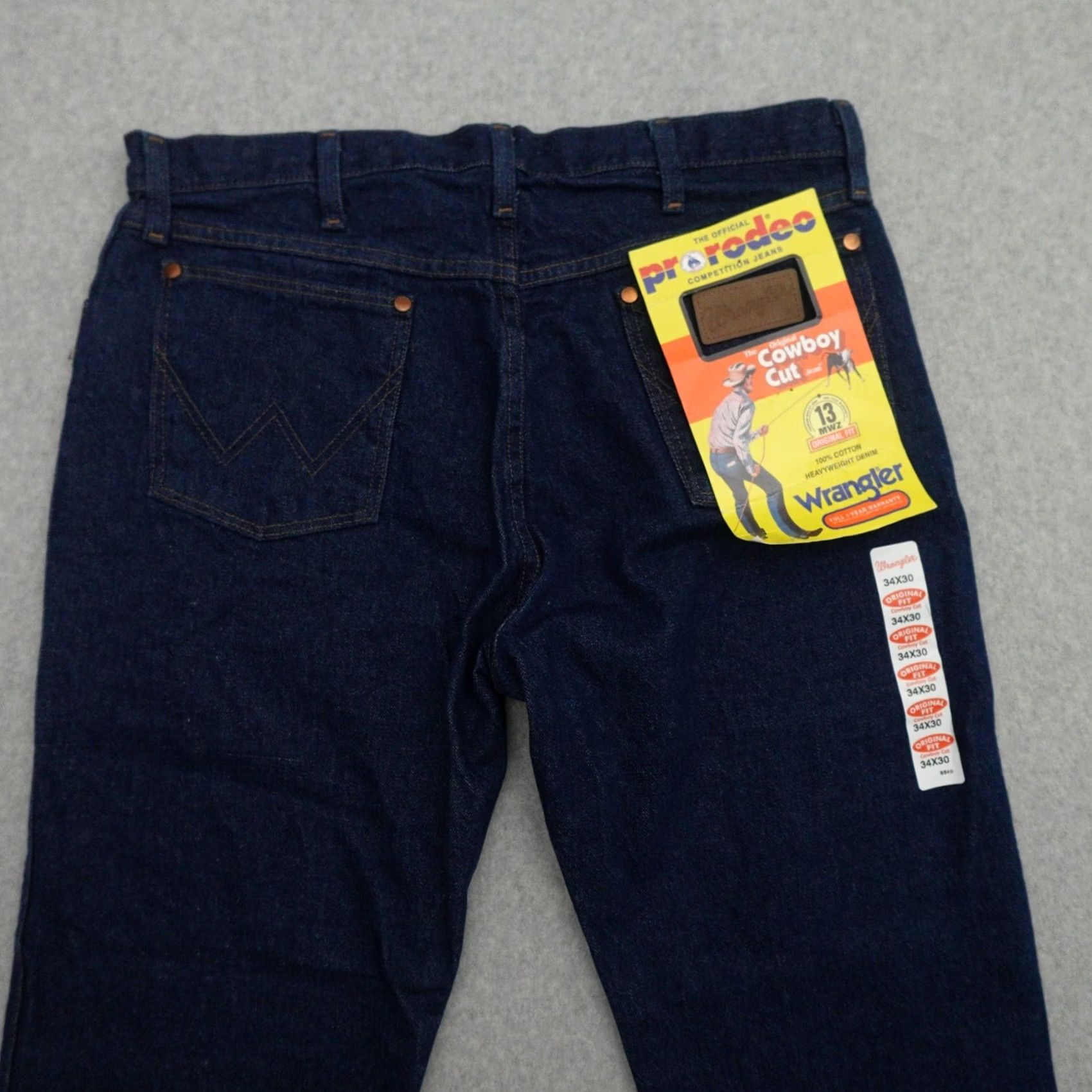 Wrangler WRANGLER Cowboy Cut Jeans 34 Regular Bootcut Blue Wrangler Prorodeo Cowboy Cut Pro Rodeo Jeans Mens 34x32 Size US 34 / EU 50 - 6 Thumbnail