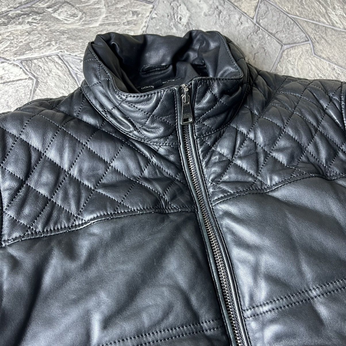 Dolce & Gabbana Dolce & Gabbana Leather Jacket Black Size US L / EU 52-54 / 3 - 5 Thumbnail