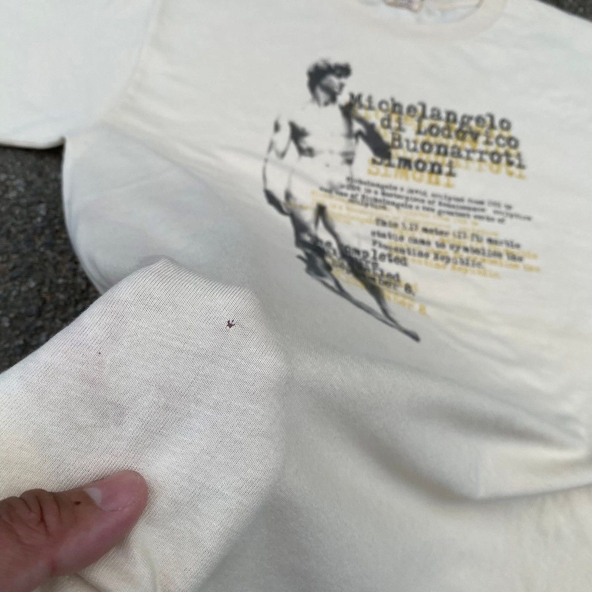 Vintage RARE ‼️ Michelangelo Size US L / EU 52-54 / 3 - 4 Thumbnail