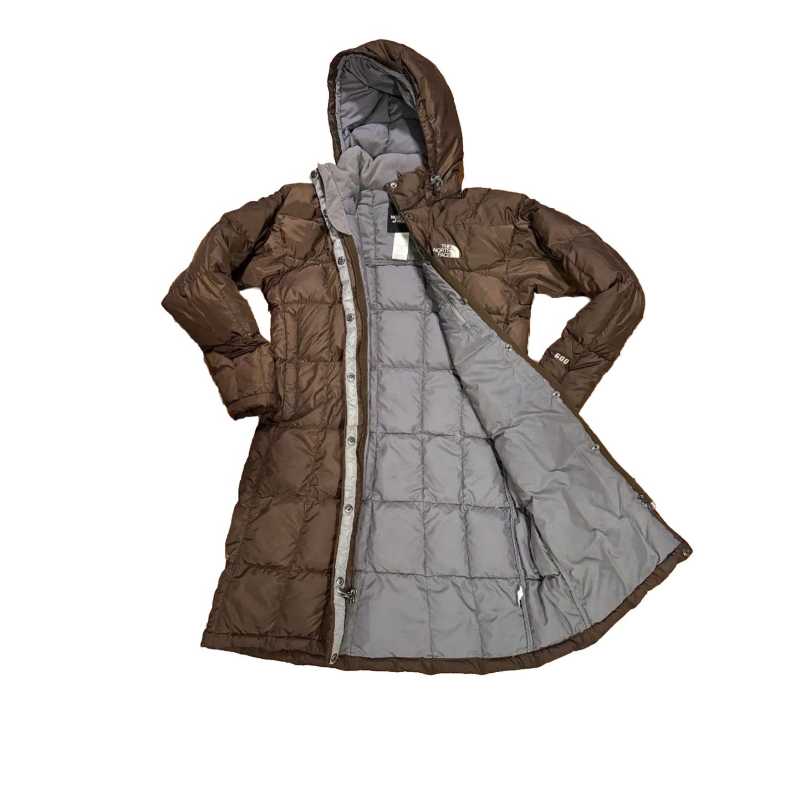 The North Face The North Face Parka 600 Down Metropolis Hooded Long Puffer Coat Brown sz S Jacket Women Parka Hooded Down Puffer 600 Long Winter Brown Size S / US 4 / IT 40 - 7 Thumbnail