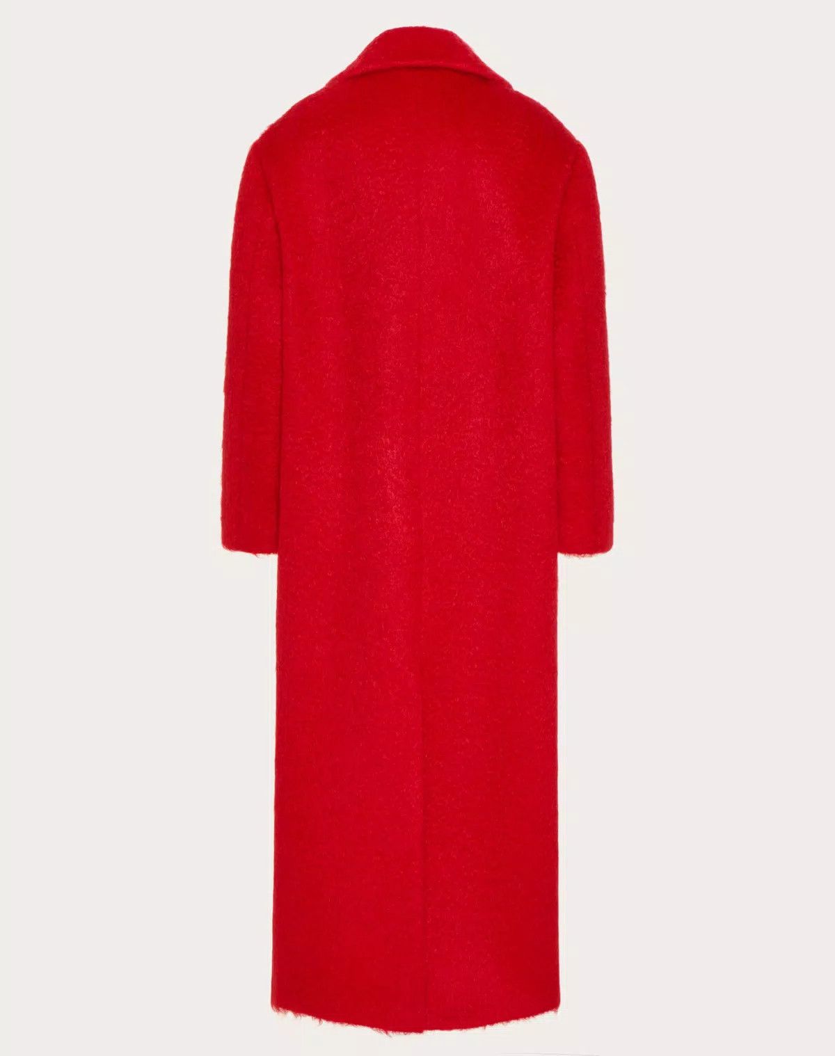 Valentino o1s1wg110625 Uncoated Boucle Coat in Red Size XS / US 0-2 / IT 36-38 - 2 Thumbnail
