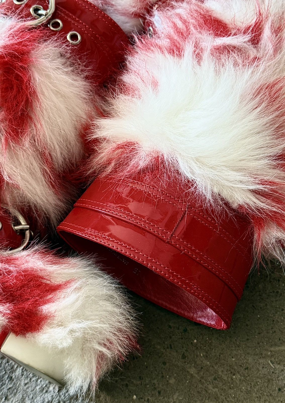 Miu Miu × Prada Miu Miu - Prada - FW2017 - Faux Fur Boots Size US 5 / IT 35 - 11 Thumbnail