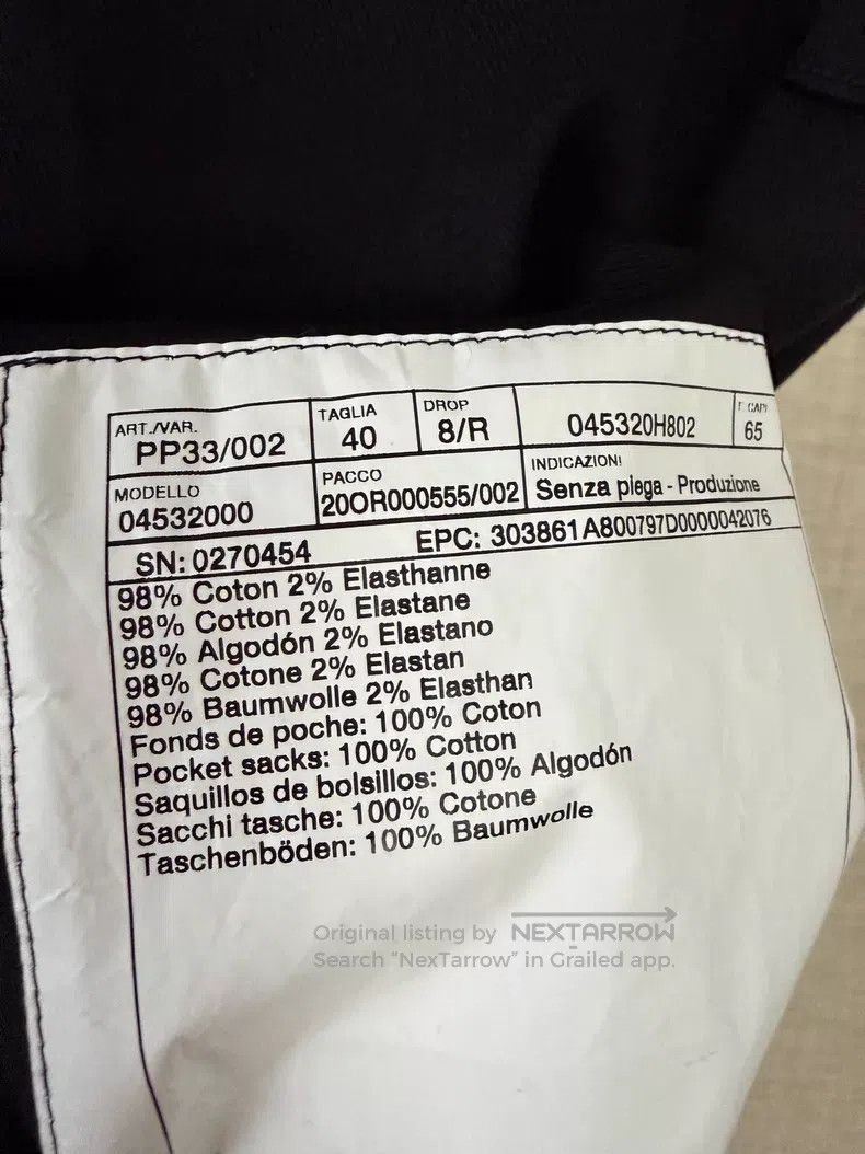 Hermes Hermes Men's casual pants made of gabardine for spring and Size US 40 / EU 56 - 7 Thumbnail