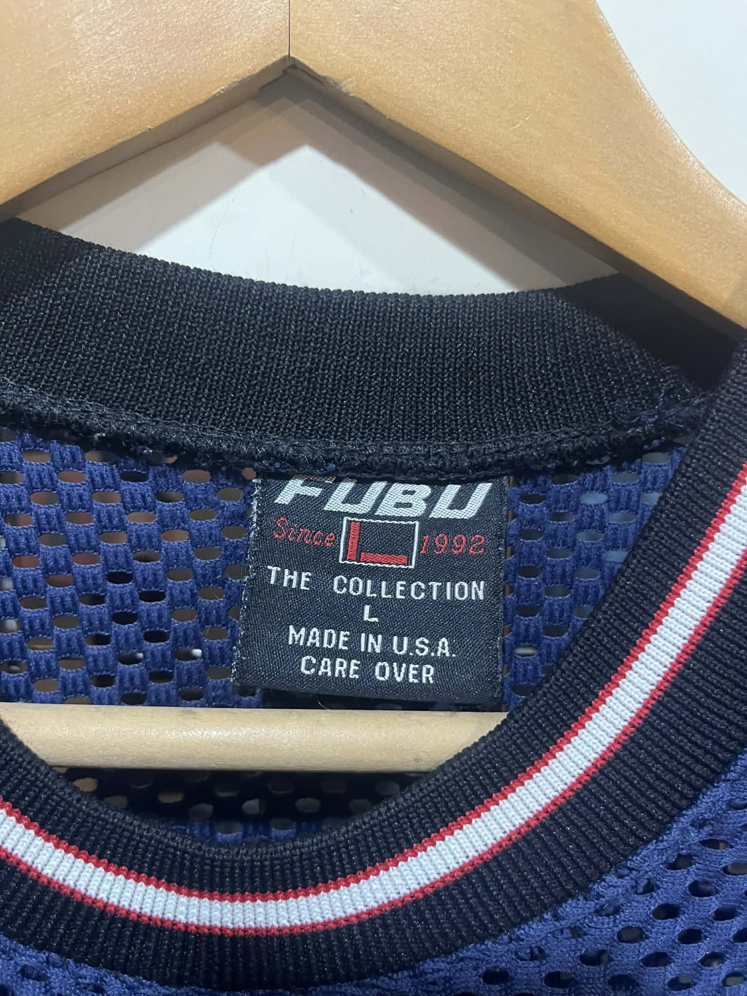 Fubu FUBU FB Hip Hop Jersey Logo 90s Size US L / EU 52-54 / 3 - 3 Thumbnail