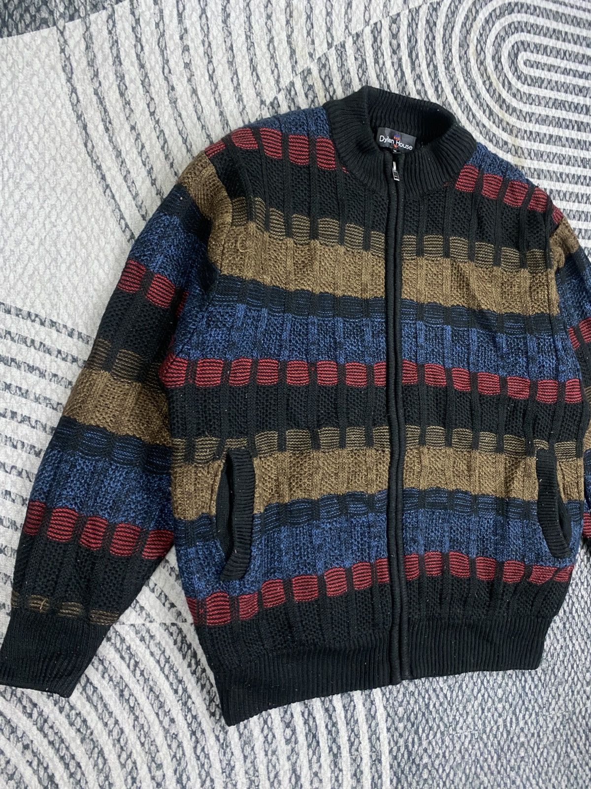 Japanese Brand Vintage Dylan House Knit Sweater Size US M / EU 48-50 / 2 - 3 Thumbnail