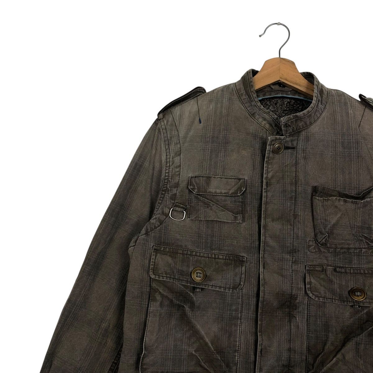 Hysteric Glamour 🔥VINTAGE BIKER JACKET CARGO POCKET PATCH WORK R.NEWBOLD Size US L / EU 52-54 / 3 - 9 Thumbnail