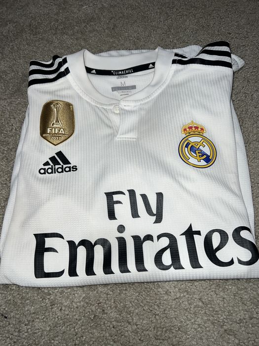 Real Madrid 2017 2018 Sergio Ramos 4 Away Shirt (Excellent) XL