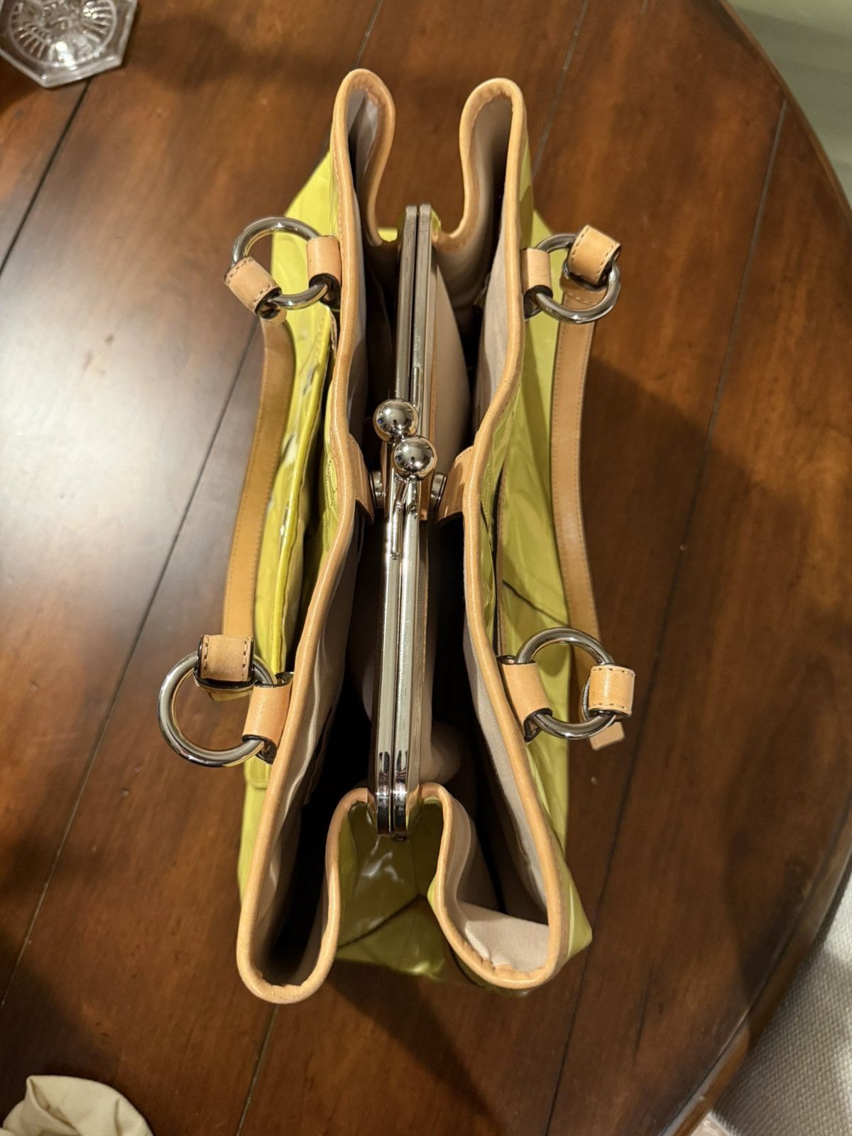 Coach Y2K Era Coach Two Way Tote in Lime Green Size ONE SIZE - 9 Thumbnail