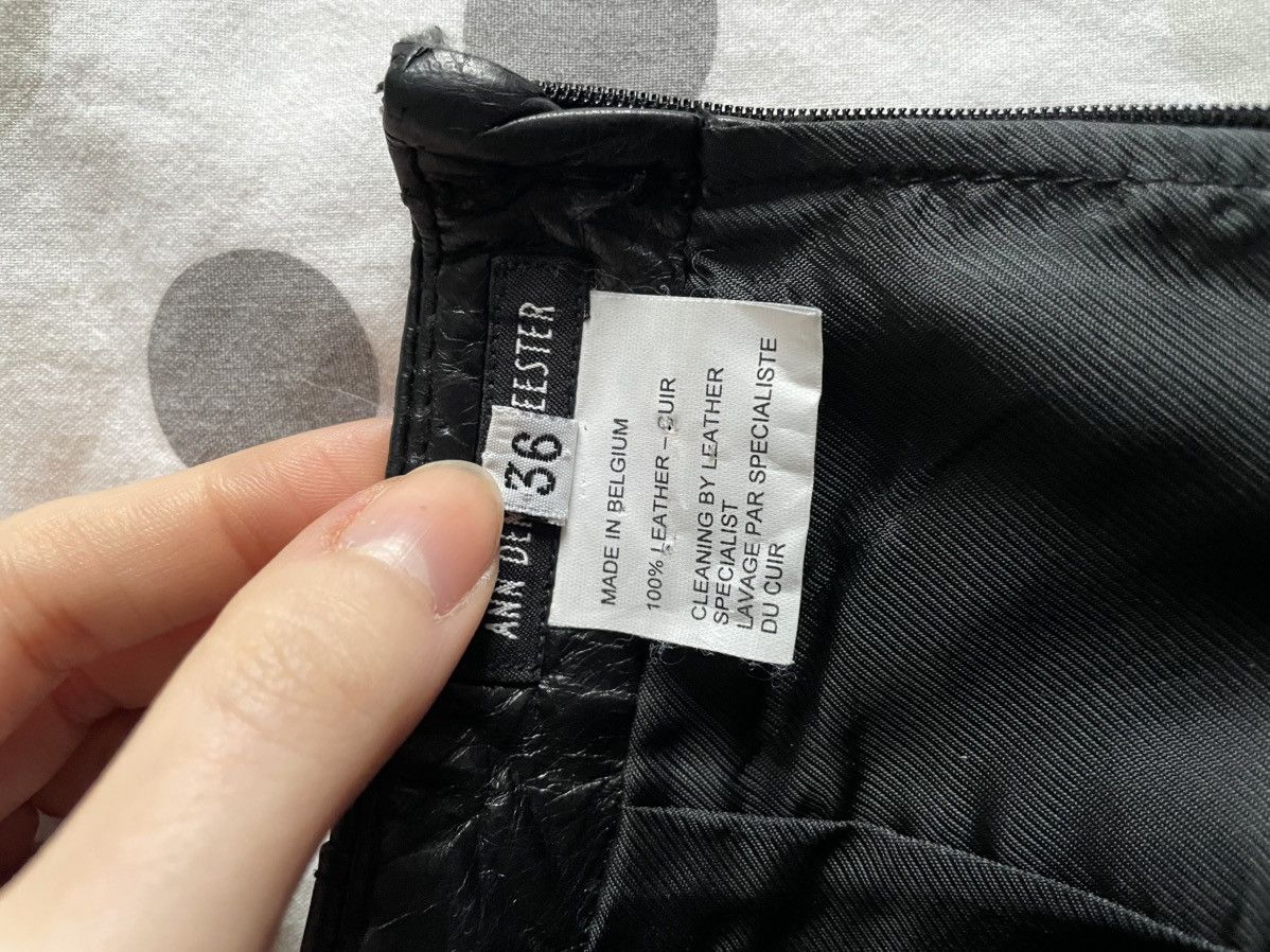 Ann Demeulemeester Leather midi skirt Size 26" / US 2 / IT 38 - 5 Thumbnail