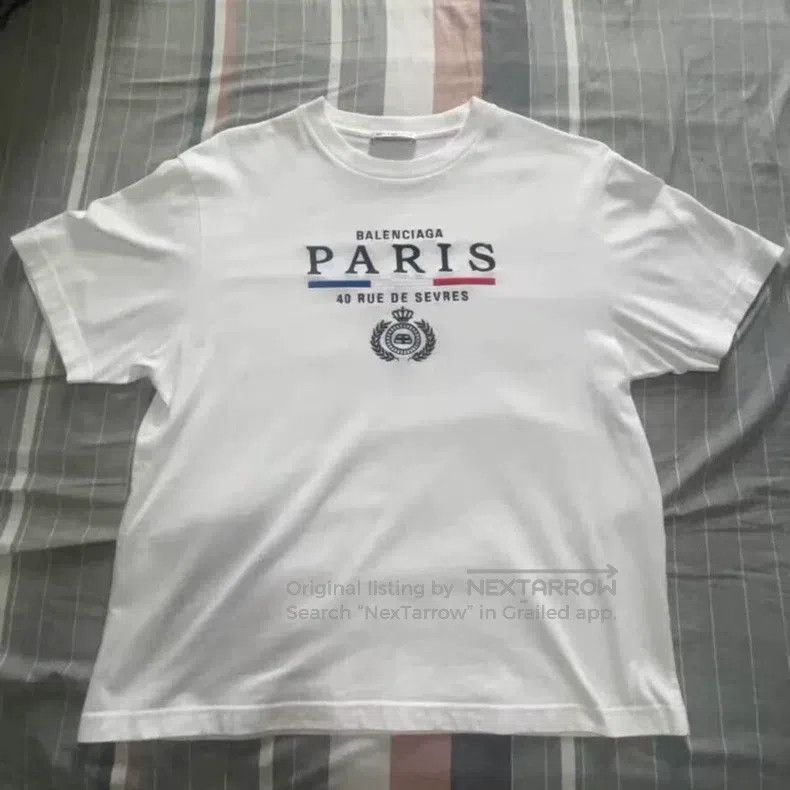 BALENCIAGA ホワイト Tシャツ Sサイズ BALENCIAGA ホワイト Tシャツ Sサイズ BALENCIAGA ホワイト Tシャツ S