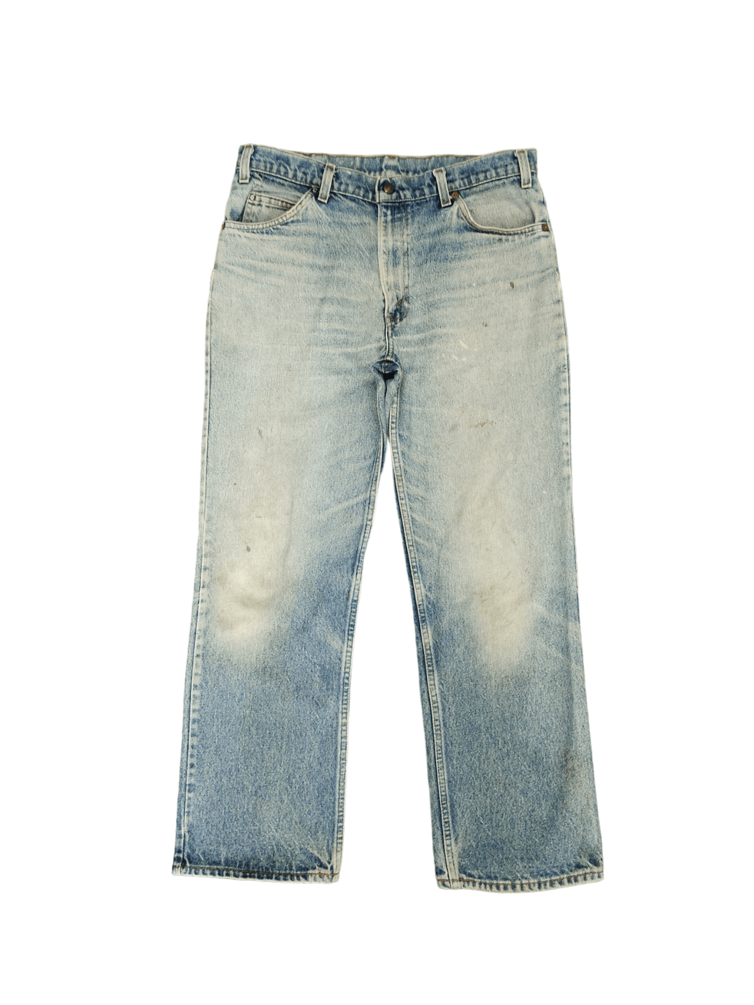Levi's Vintage Clothing Size 34x29 Vintage 80s Levis Orange Tag Light Wash Jeans Size US 34 / EU 50 - 1 Thumbnail