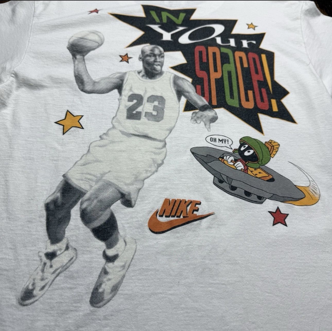 Nike Vintage 1993 Nike Marvin the Martian Tee Single Stitch M Size US M / EU 48-50 / 2 - 4 Thumbnail
