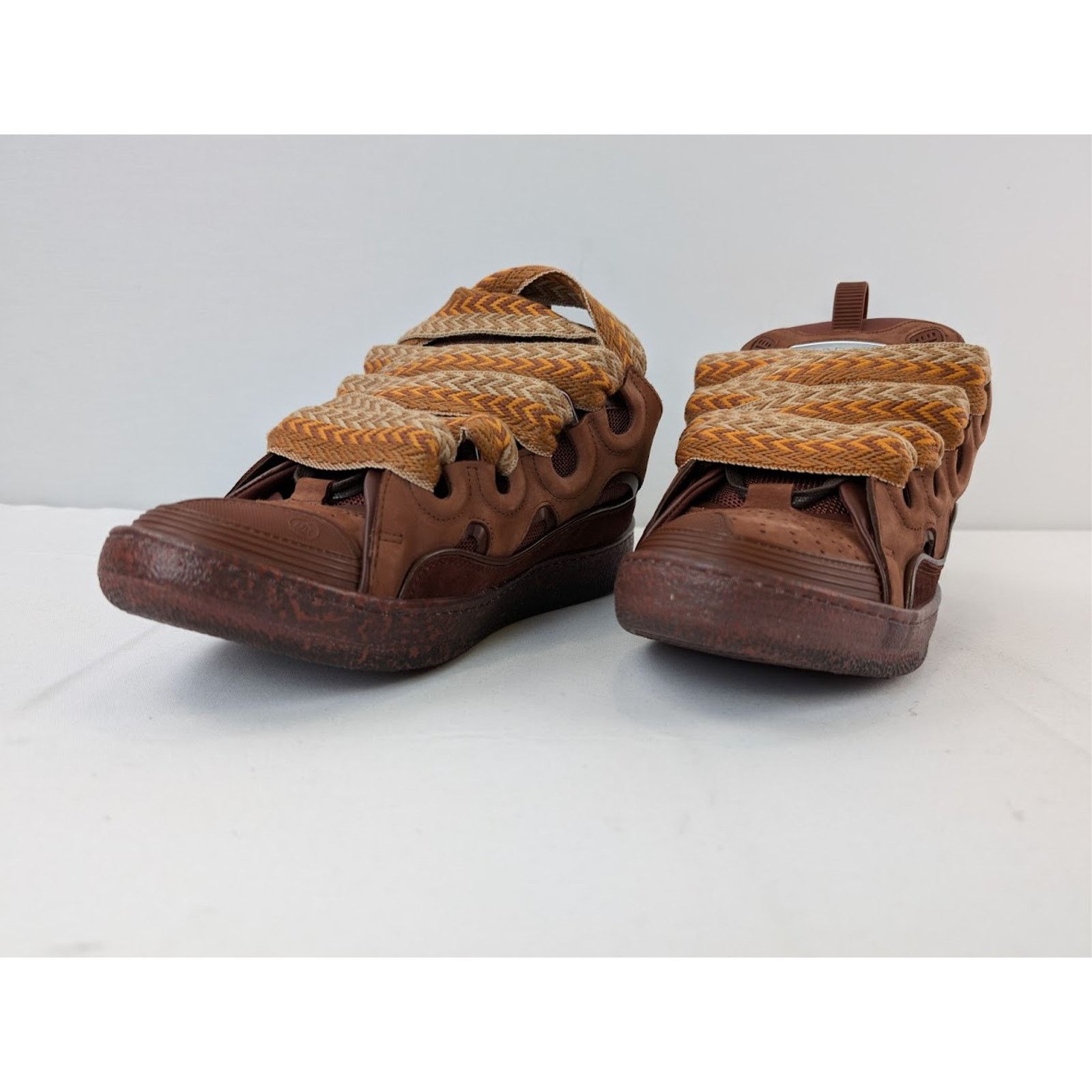 Lanvin o1rshd1 Curb Sneakers in Dark Brown Size US 11 / EU 44 - 7 Thumbnail