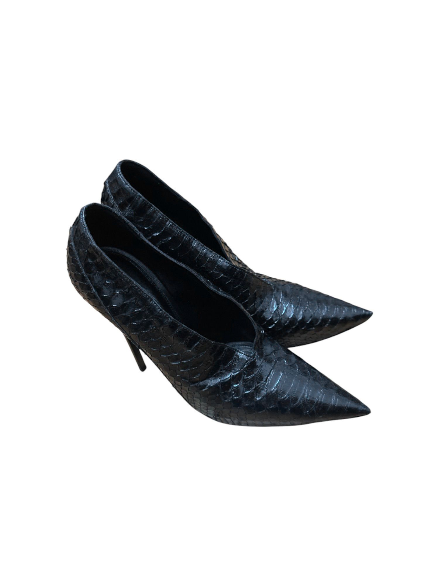 Burberry Prorsum S/S 2011 Leather Python Heels Size US 7 / IT 37 - 1 Thumbnail