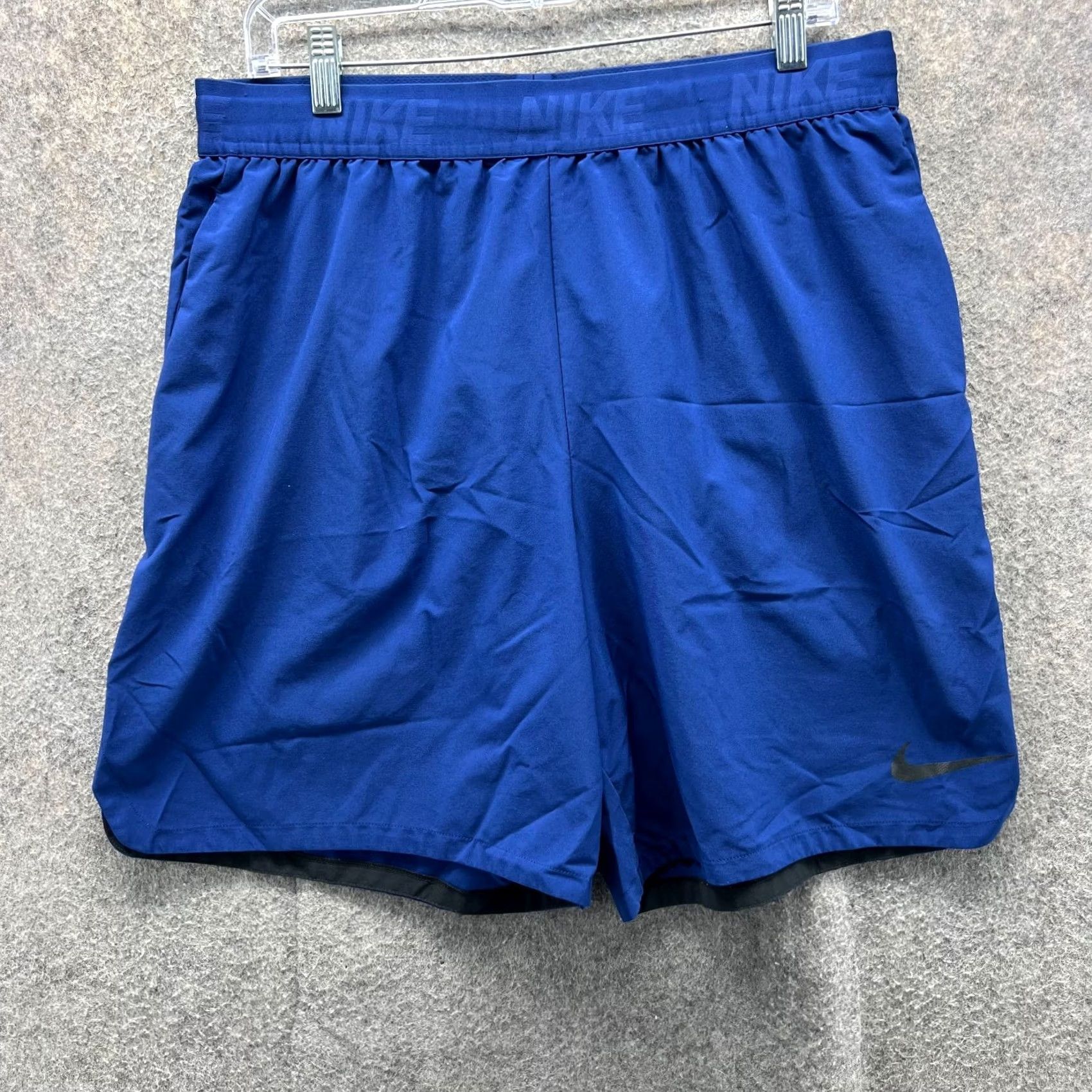 Nike Nike Shorts Mens XL Blue Dri-Fit Running Athletic Lightweight Stretch Swoosh Size US 36 / EU 52 - 2 Thumbnail