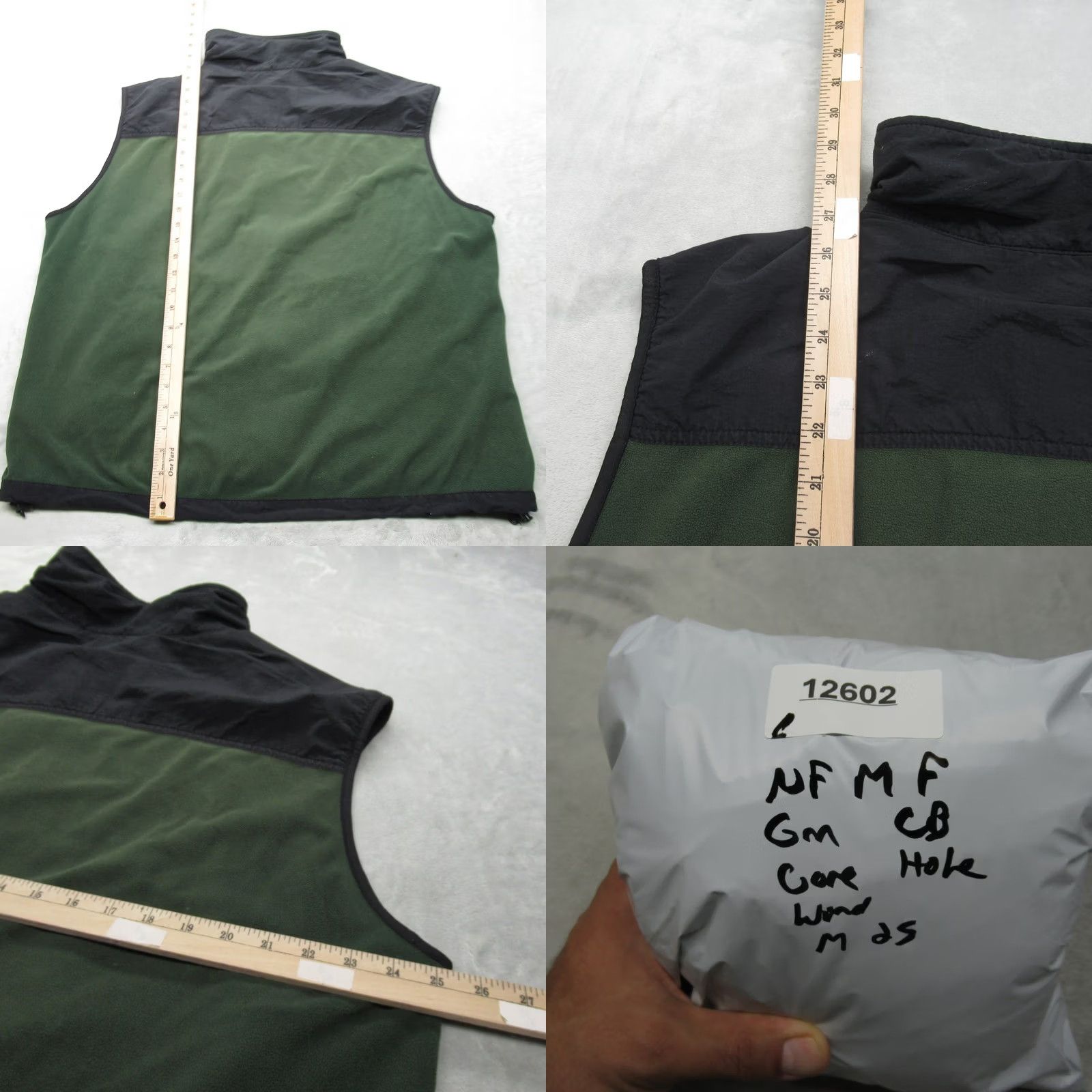 The North Face The North Face Vest Mens XL Green Fleece Windstopper Full Zip Zipped Pockets Gore Windstopper Outdoor Windbreaker Shirt/Vest Mens XL Green Size US XL / EU 56 / 4 - 8 Thumbnail
