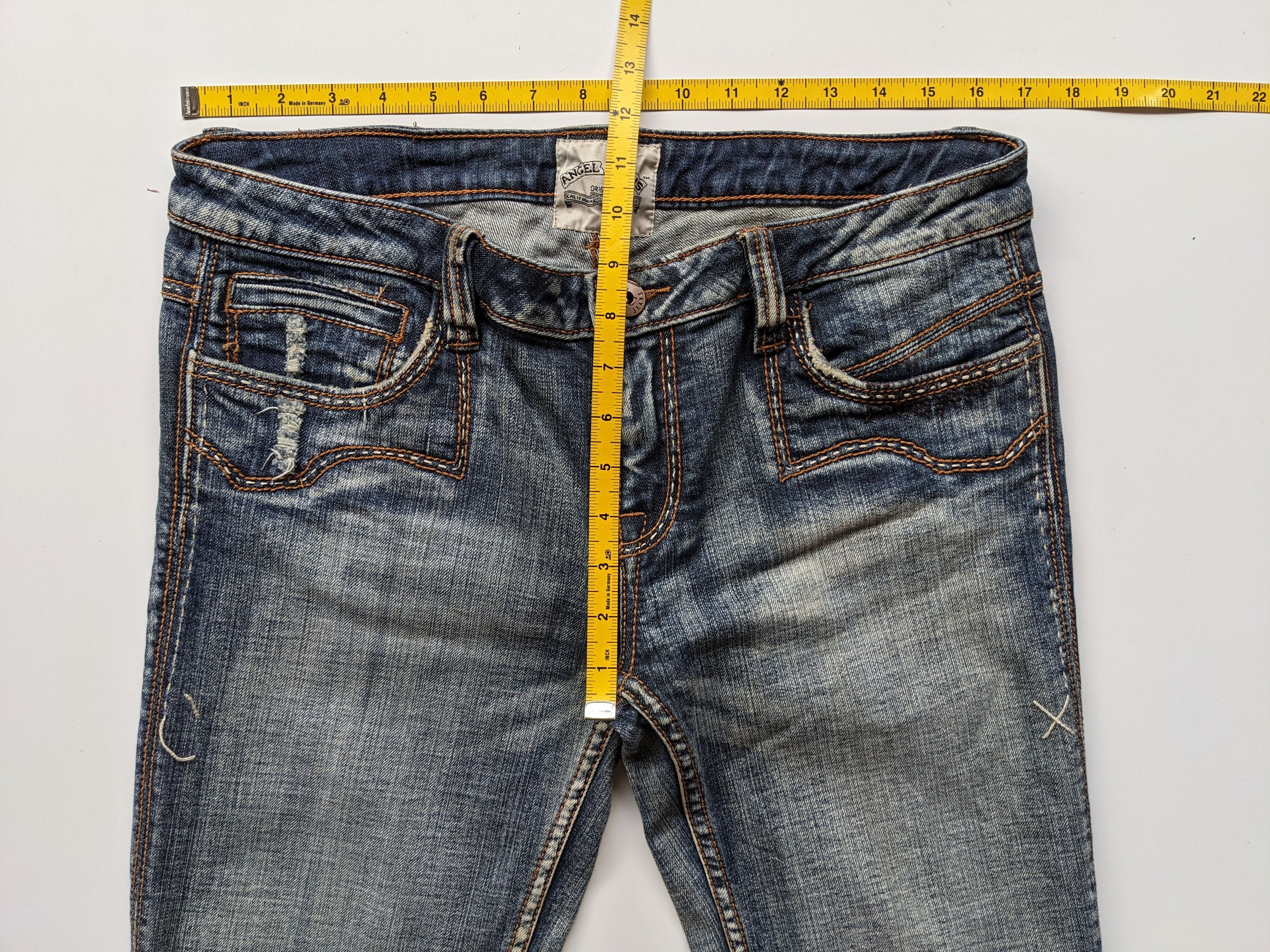 If Six Was Nine × Japanese Brand Angel Jeans cowboy flare jeans Size 34" / US 12 / IT 48 - 5 Thumbnail
