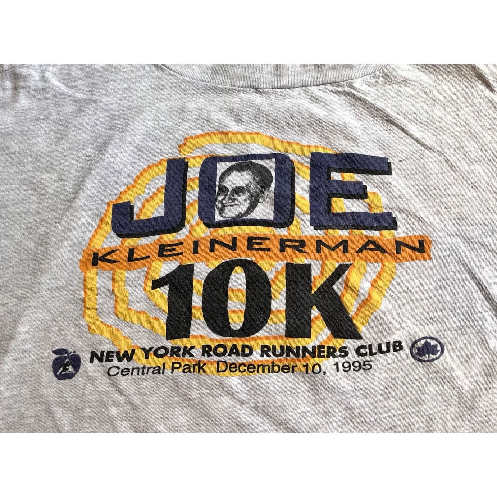 Vintage VINTAGE NYRR Joe Kleinerman 10K Marathon 1995 Shirt Men XL Oversized Grey 90s Size US XL / EU 56 / 4 - 2 Thumbnail
