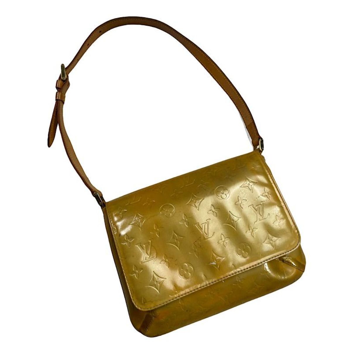 Louis Vuitton Baggy Yellow Patent Leather Handbag Size ONE SIZE - 1 Thumbnail