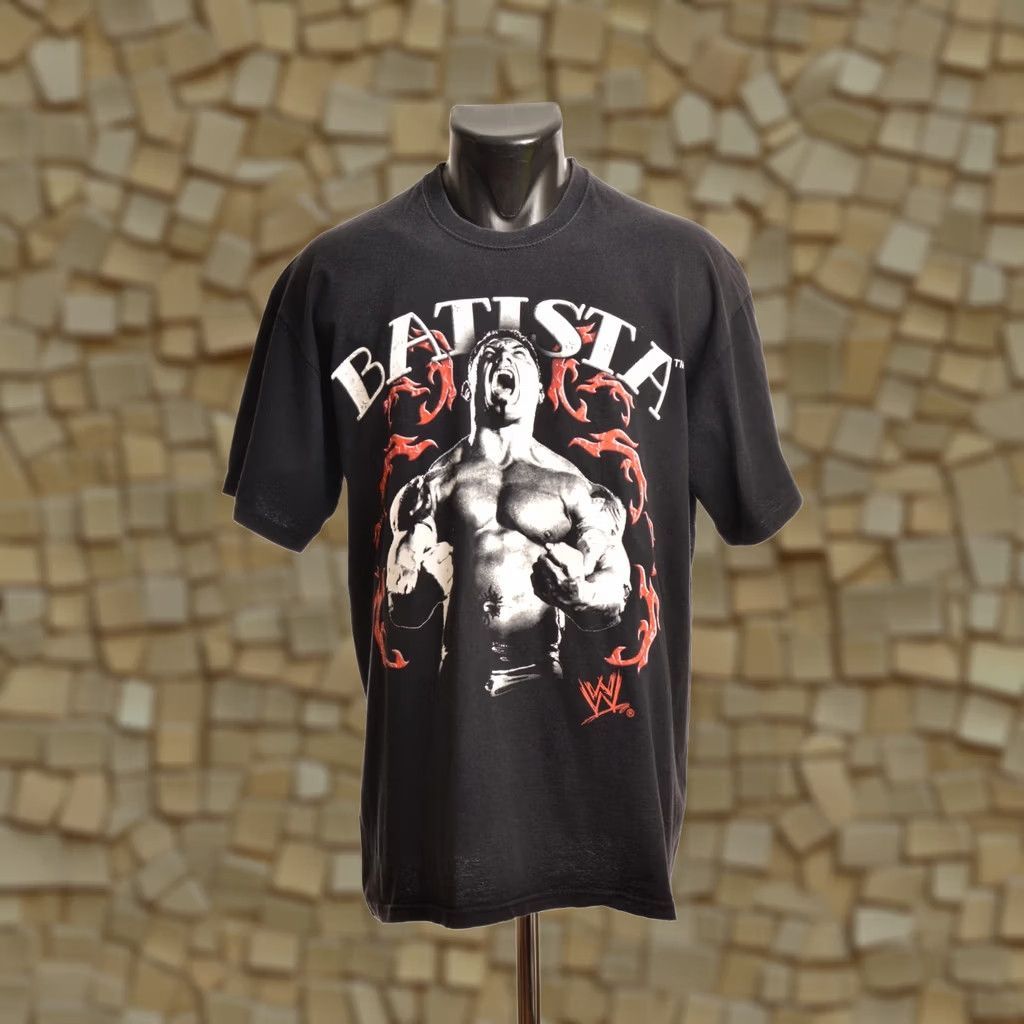 Vintage DDP WWE Batista Vintage 2007/2008 Wrestling Graphic T-Shirt Tee Size L Mens Black Size US L / EU 52-54 / 3 - 1 Thumbnail