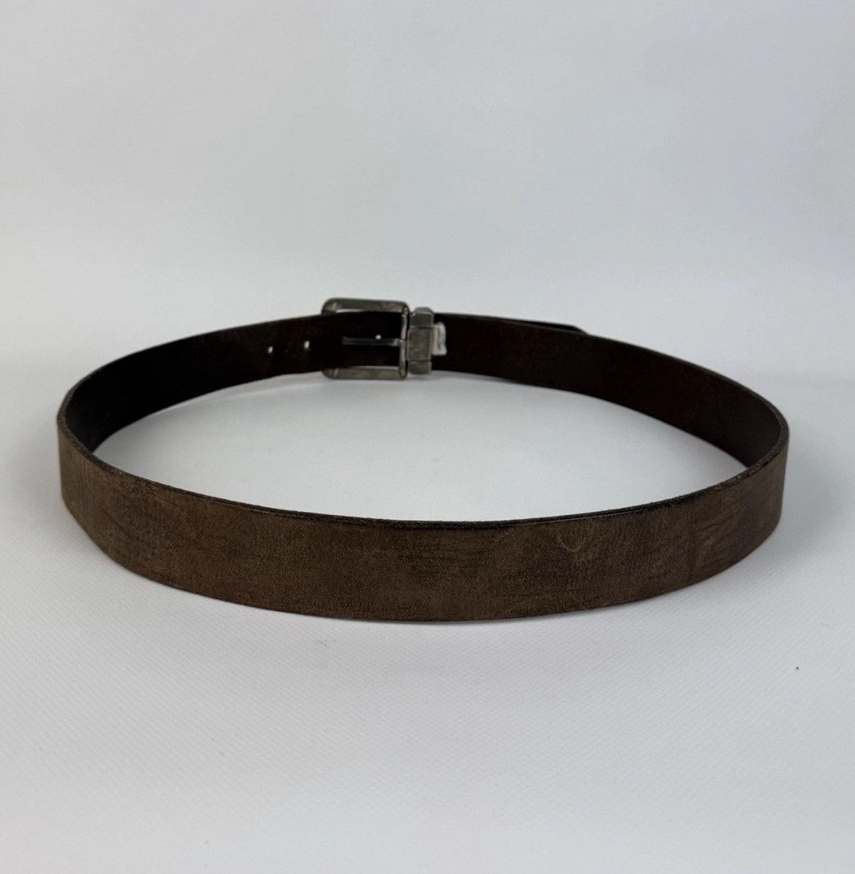 Diesel Diesel 1978 Avant Garde Leather Metal Belt Men’s Brown Metal Size ONE SIZE - 2 Thumbnail
