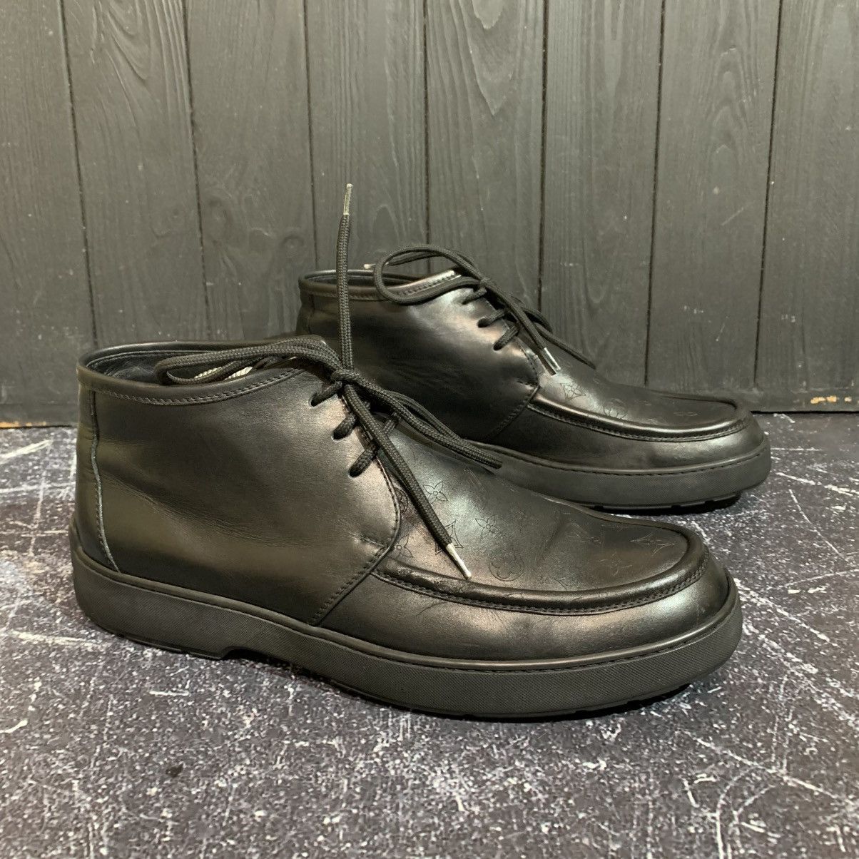 Louis Vuitton Louis Vuitton Black leather chukka boots Size 8.5 Size US 8.5 / EU 41-42 - 3 Thumbnail