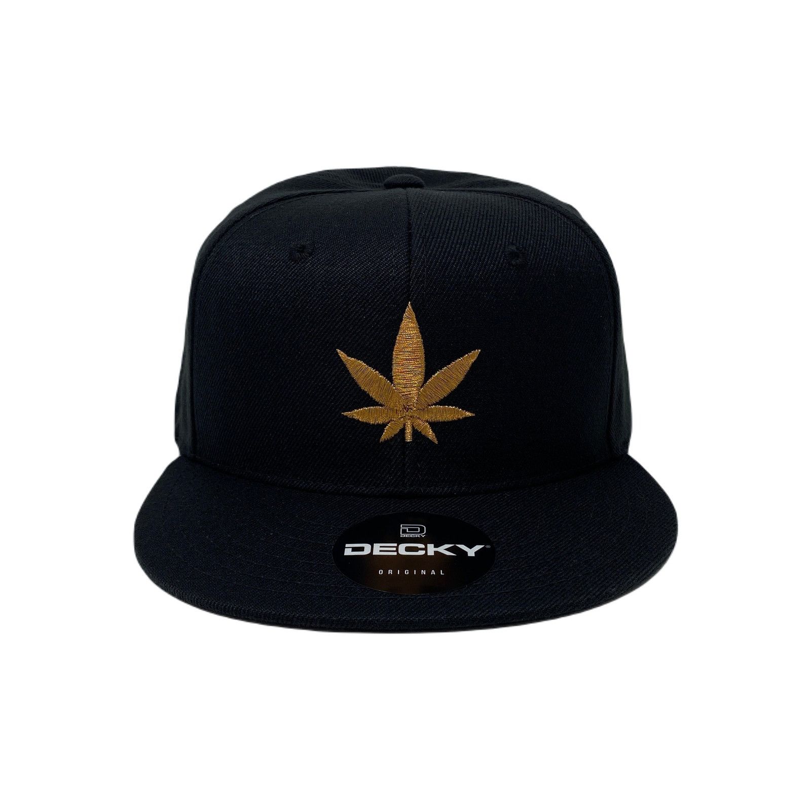 Other Plant Life Bronze Leaf Snapback Hat All Black Size ONE SIZE - 2 Thumbnail