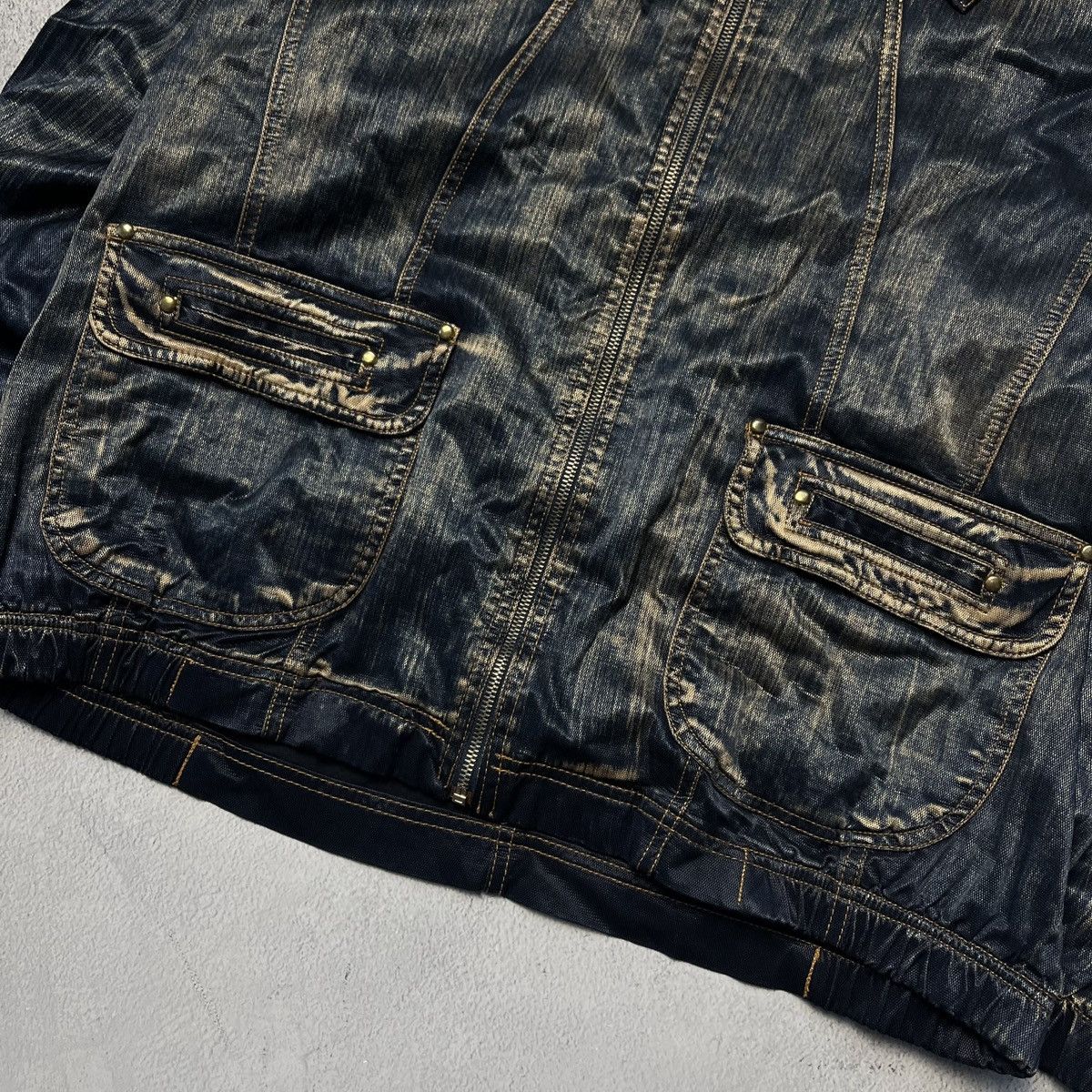 Japanese Brand × Vintage Y2K Japan style vintage Ravel Faded bomber jacket Size US XL / EU 56 / 4 - 5 Thumbnail