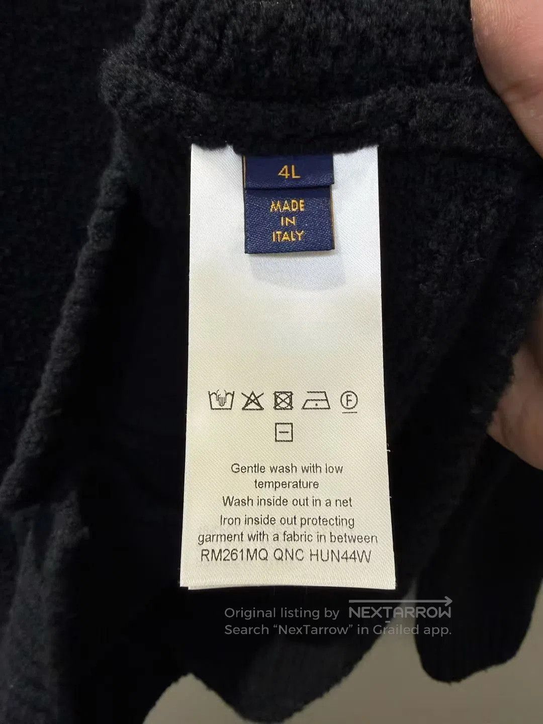 Louis Vuitton Louis Vuitton Teddy Logo Button Cardigan. Size US XL / EU 56 / 4 - 3 Thumbnail
