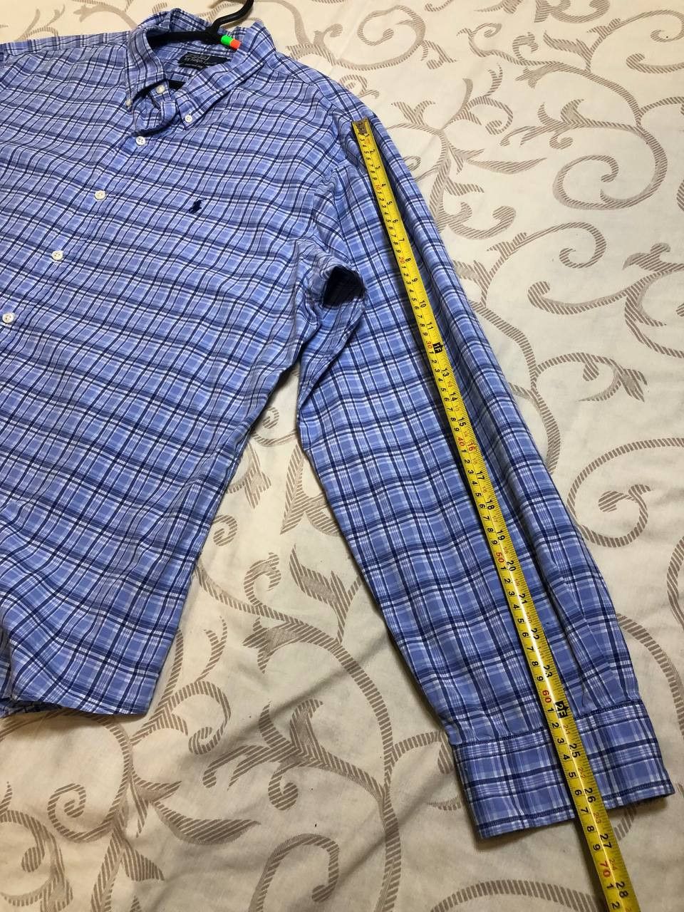 Polo Ralph Lauren Polo Ralph Lauren Blue Plaid Button Down Shirt Custom Fit Size US XXL / EU 58 / 5 - 4 Thumbnail